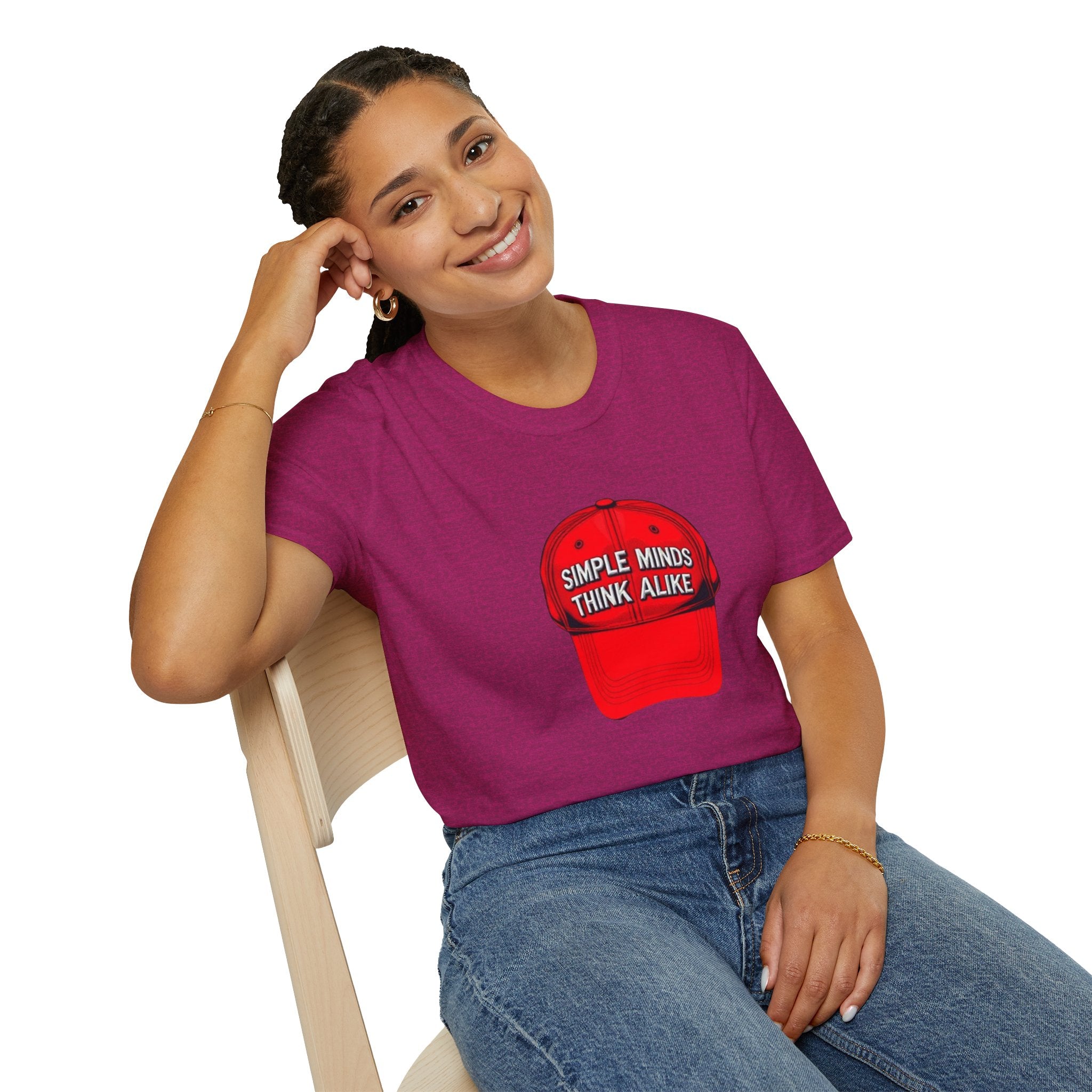 Simple Minds Think Alike T-Shirt' & 'Make America Think Again' Graphic Tee