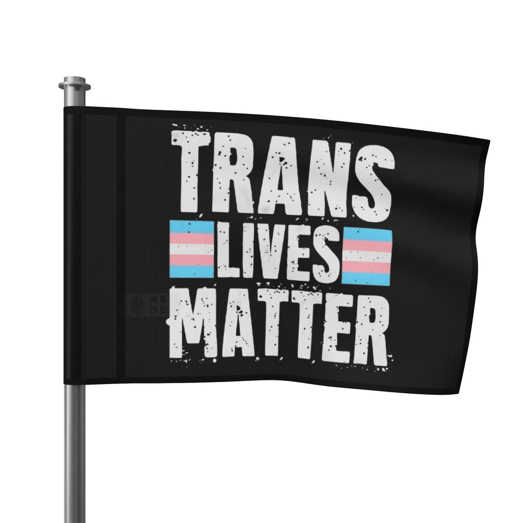 Trans Lives Matter Flag - Aesthetic LGBTQ+ Banner for Celebration & Home Decor - EqualiTees.Me