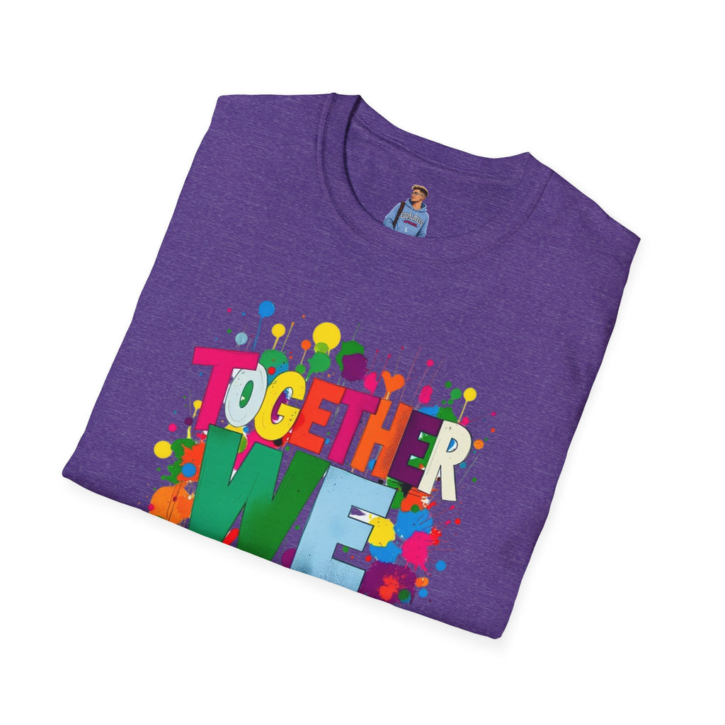 Juntos nos levantamos Camiseta unisex de estilo suave