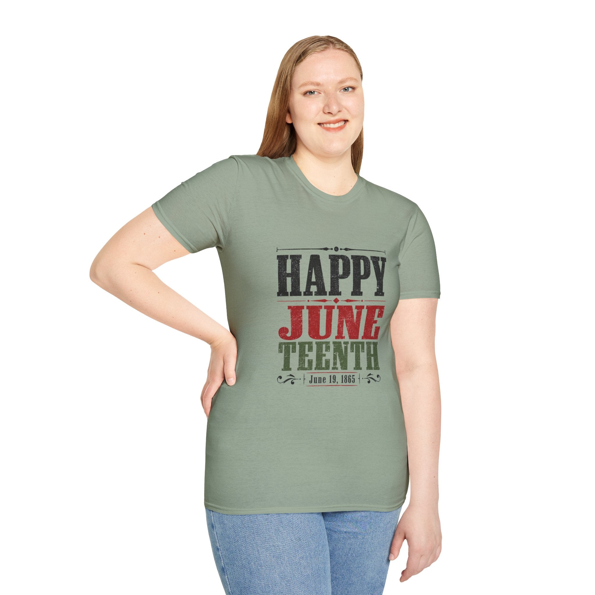 Juneteenth T-Shirt — "Happy Juneteenth" Celebration Tee