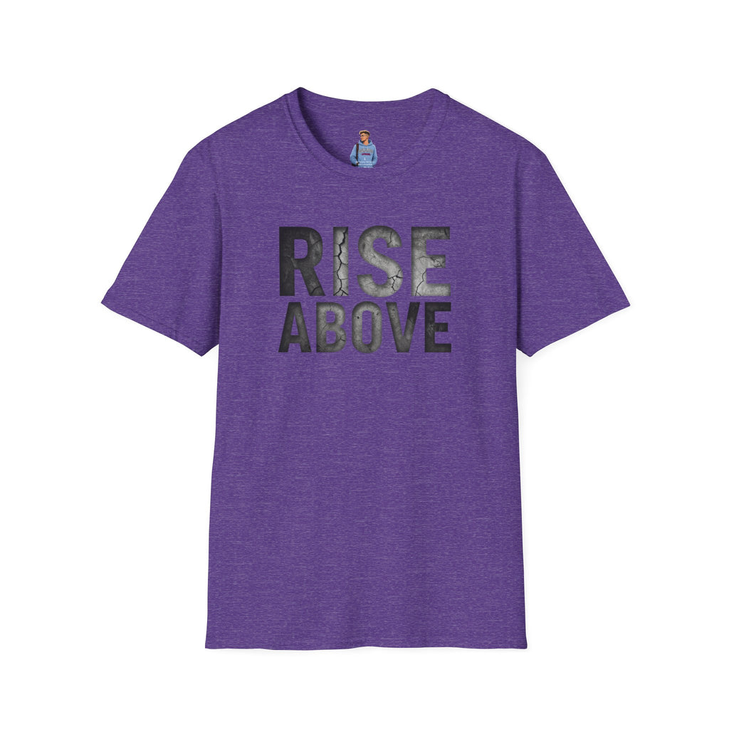 Rise Above Motivational Graphic T-Shirt