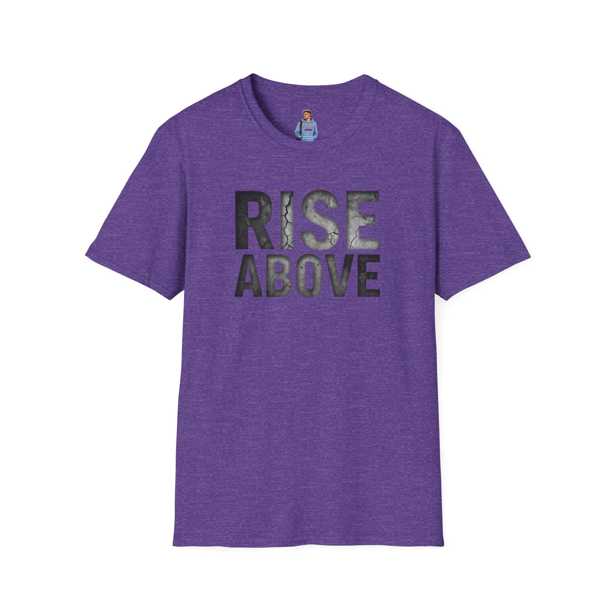 Rise Above Motivational Graphic T-Shirt