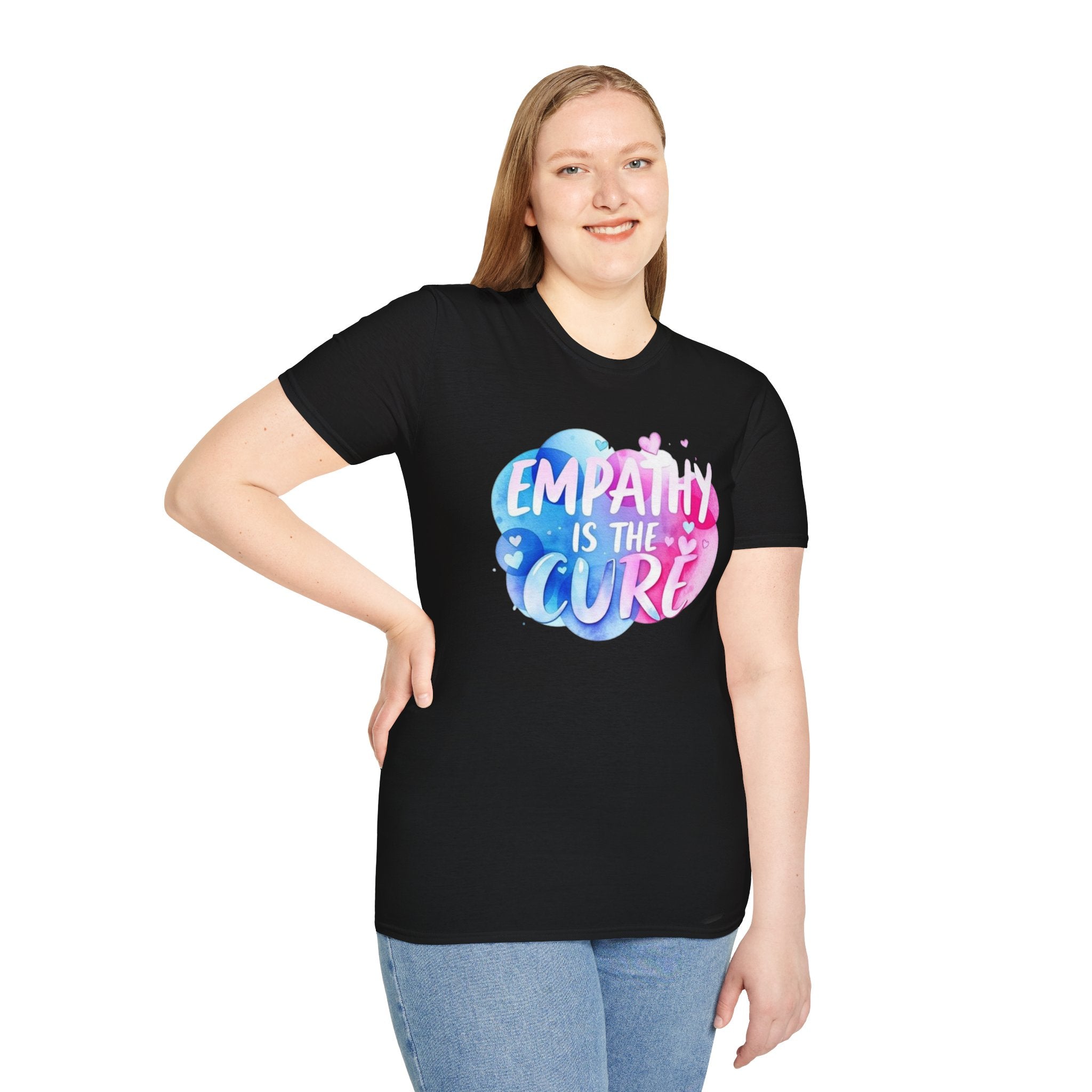 Empathy is the Cure Unisex Softstyle T-Shirt - Comfortable and Inspirational Tee for Everyday Wear