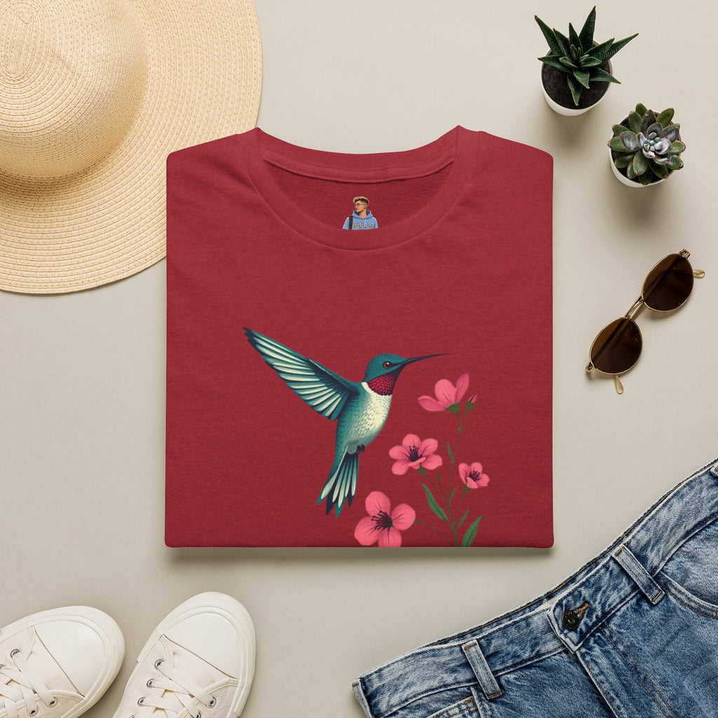 Floral Hummingbird T-Shirt