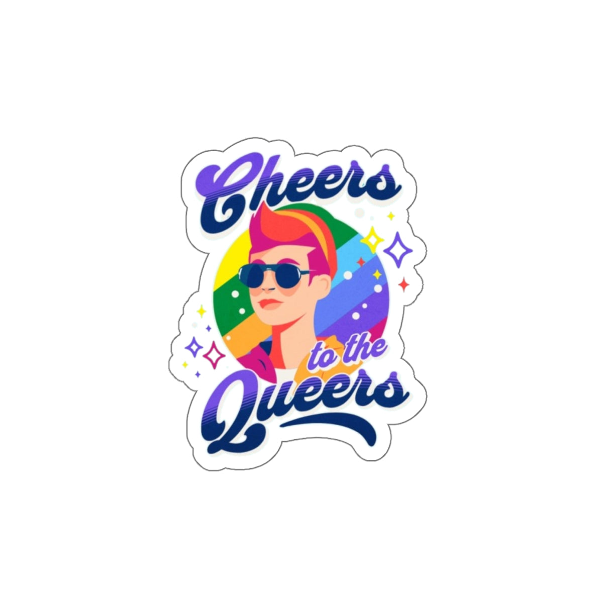 Cheers to the Queers Die-Cut Sticker