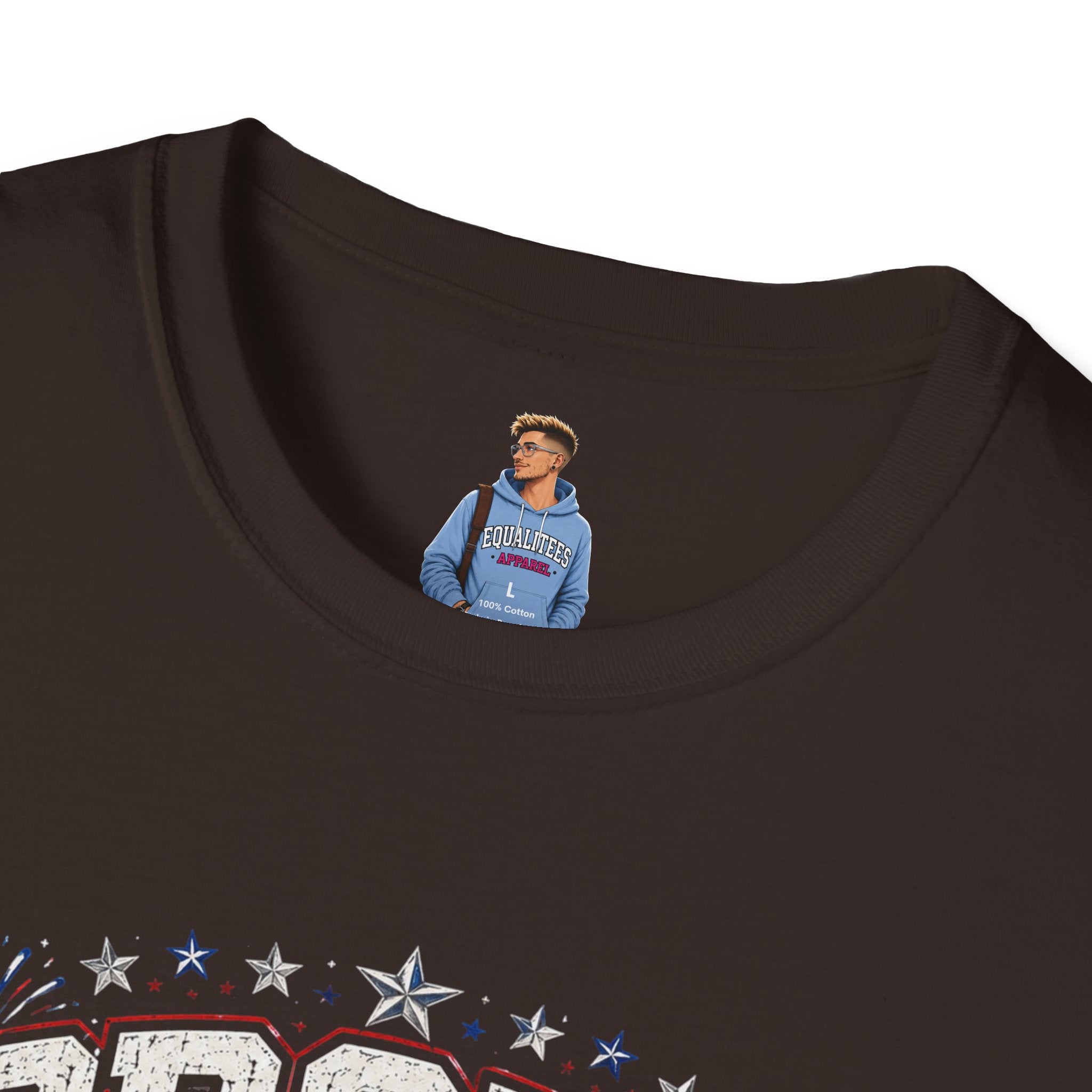 Star Spangled Awesome Graphic Tee ("Proud to Be Delusional Bootlicking Nazi Trash")