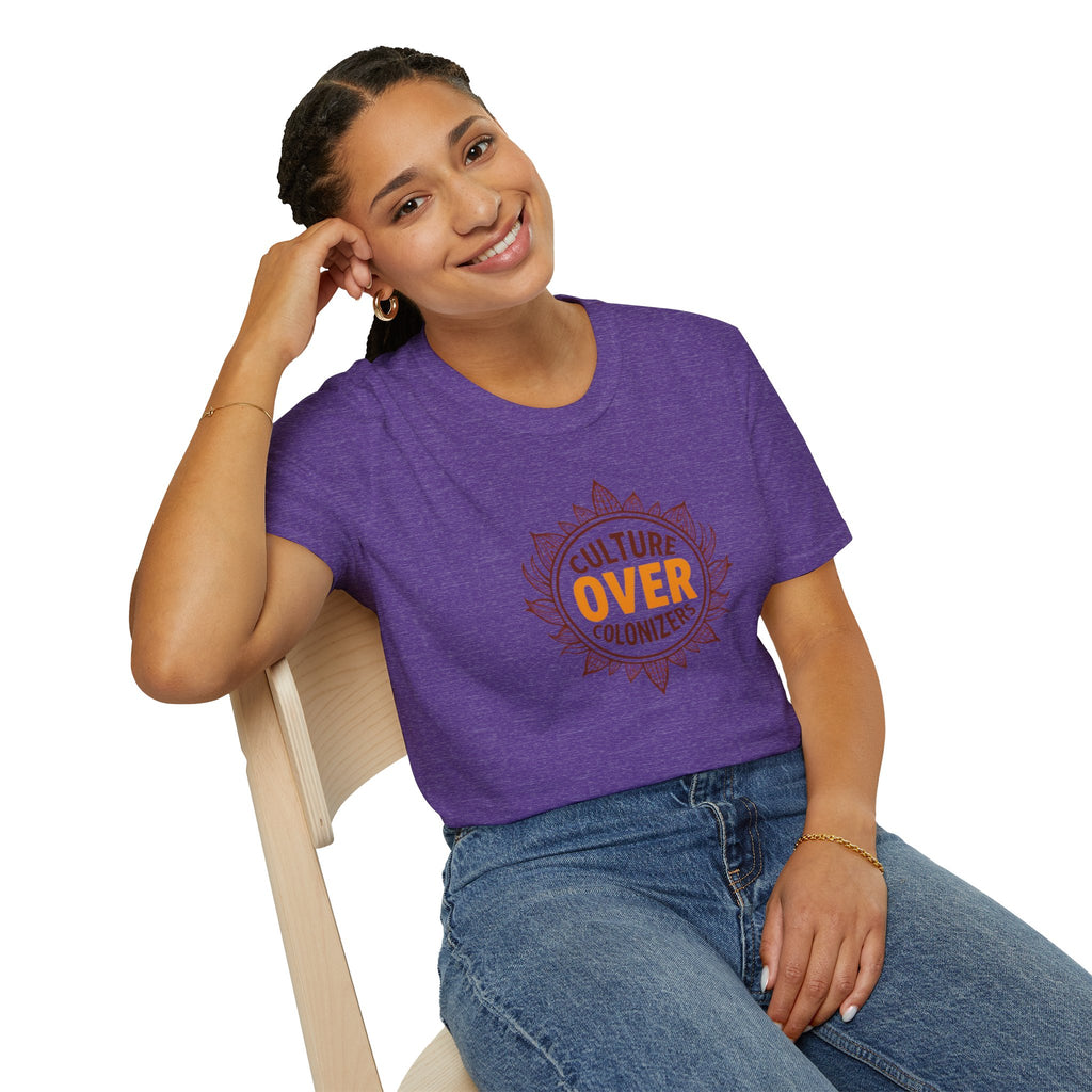 Culture Over Colonizers Unisex Softstyle T-Shirt