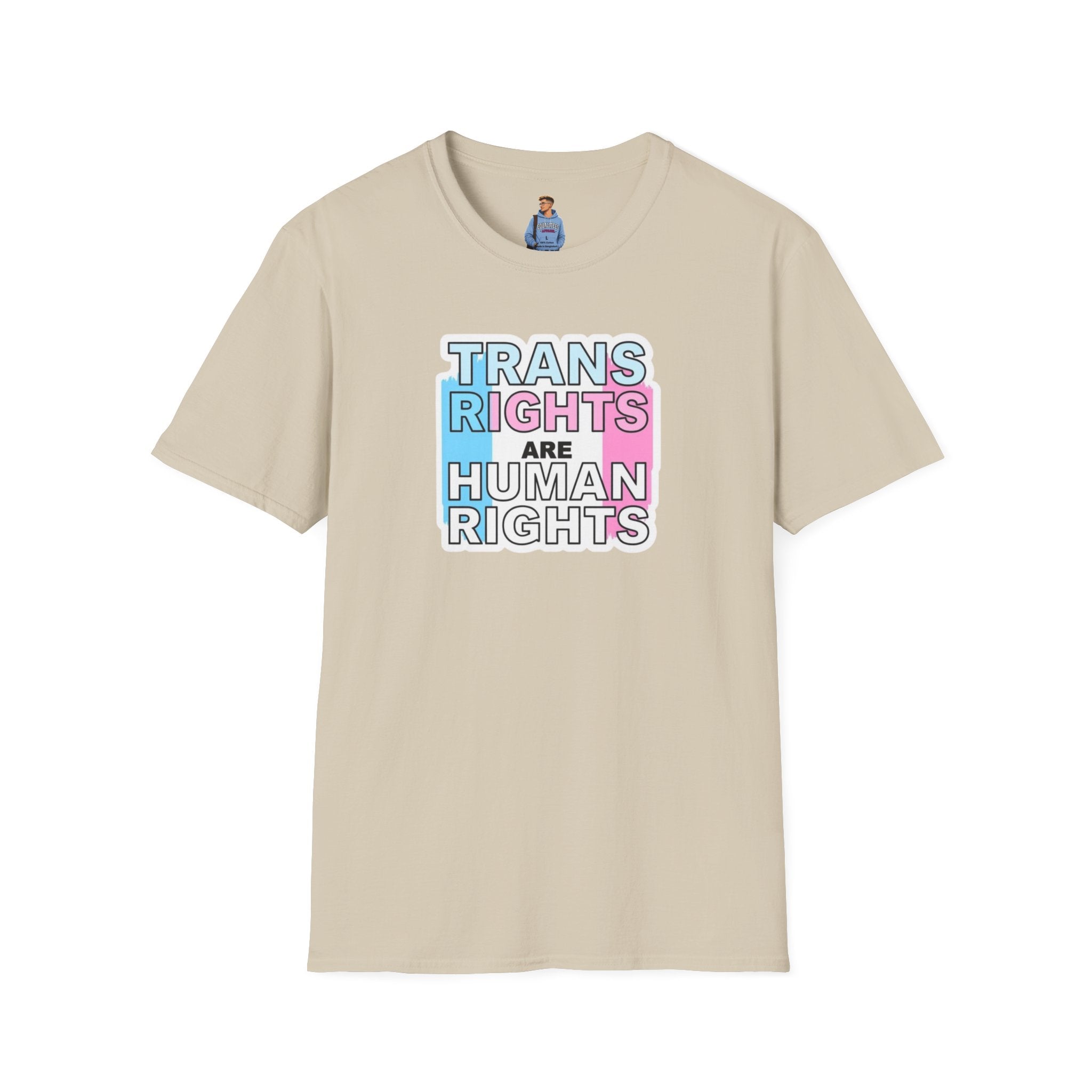 Trans Rights Unisex Softstyle T-Shirt - Support Equality & Trans Rights