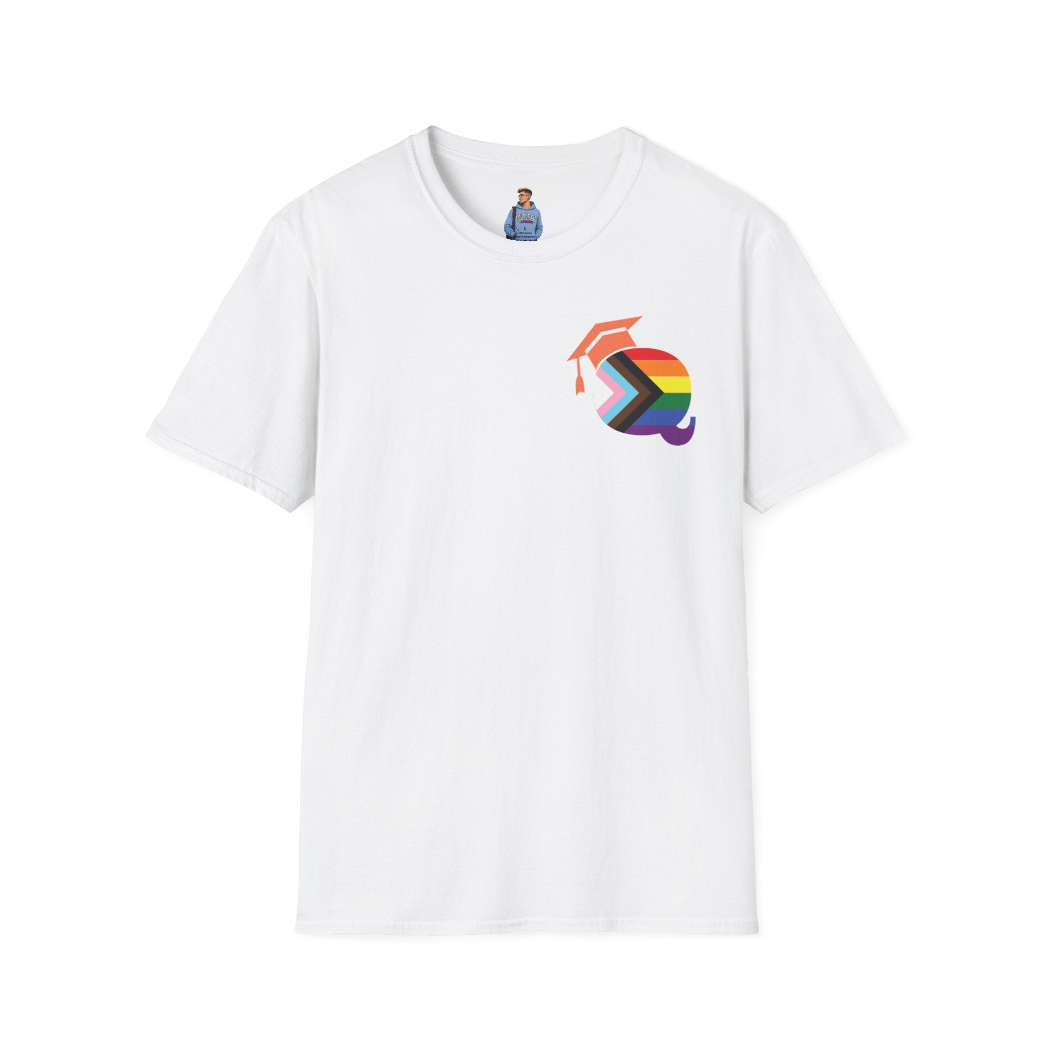TWQ - Teaching While Queer Unisex Softstyle Logo T-shirt