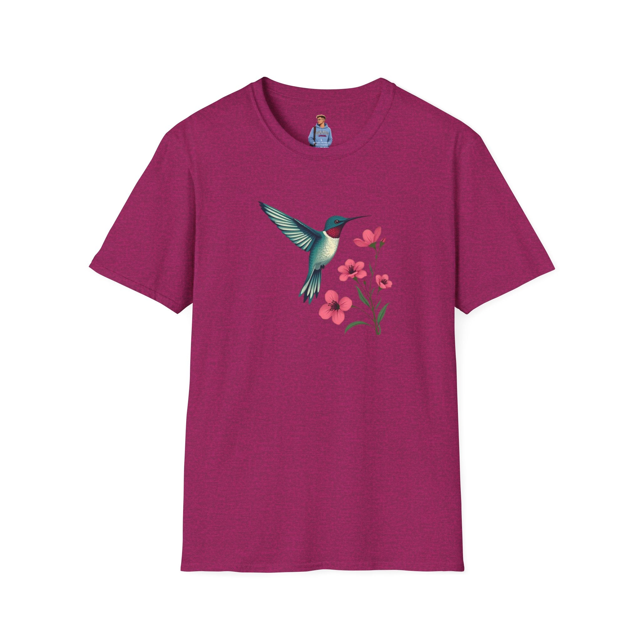 Floral Hummingbird T-Shirt