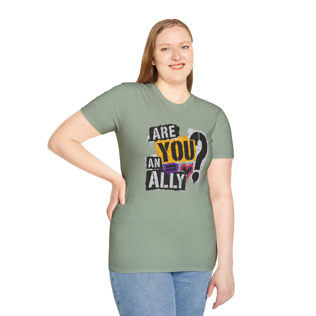 Are You An Ally? Graphic T‑Shirt — Pride & Allyship Tee