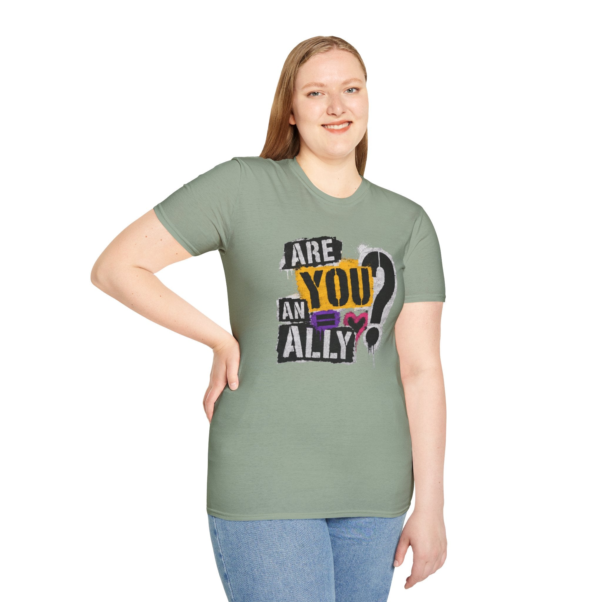 Are You An Ally? Graphic T‑Shirt — Pride & Allyship Tee
