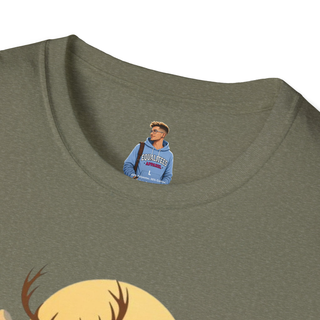 Mountain Sunset Deer Unisex Softstyle T-Shirt