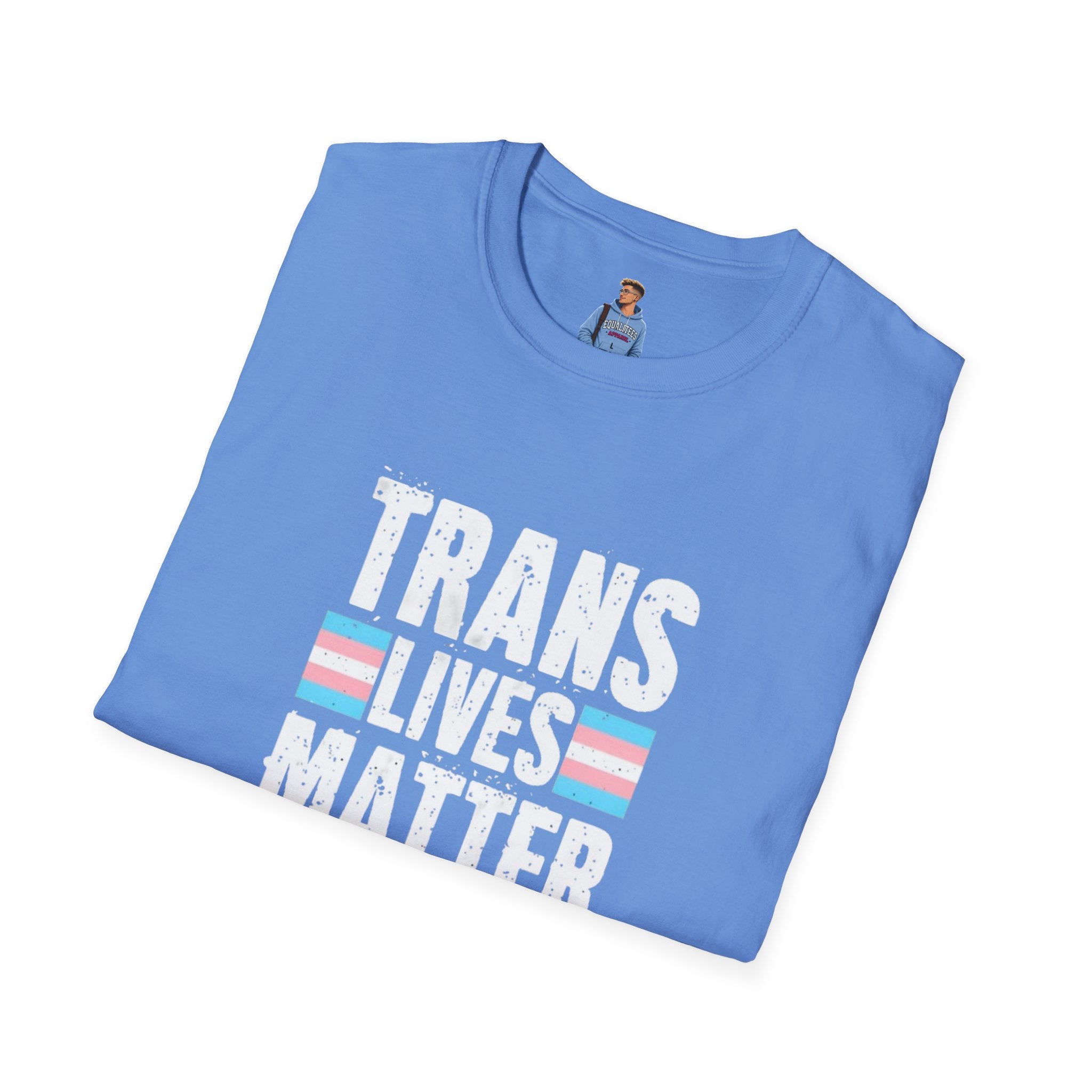 Trans Lives Matter Unisex Softstyle T-Shirt - Support LGBTQ+ Rights