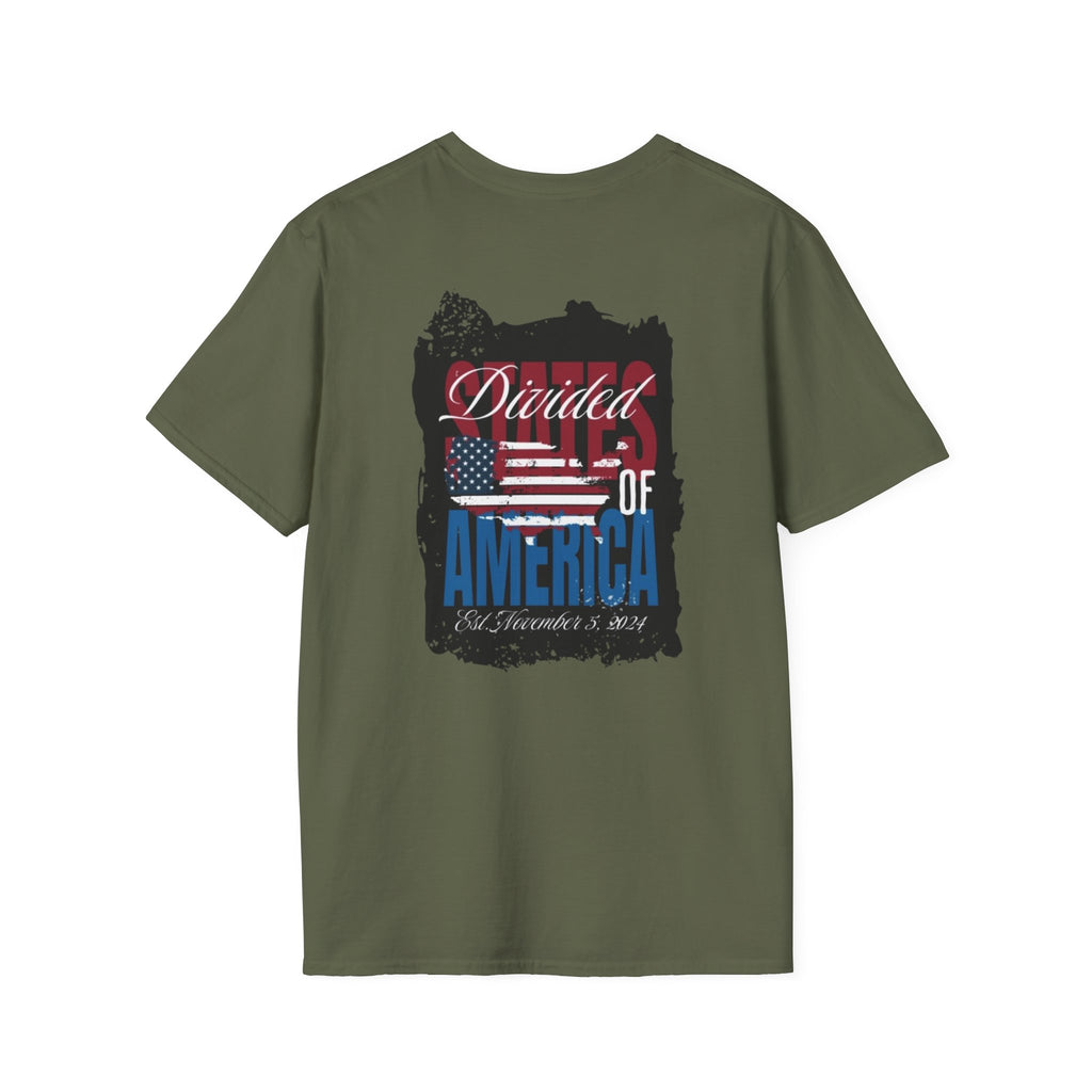 Divided States of America Graphic Tee Softstyle Unisex T-Shirt