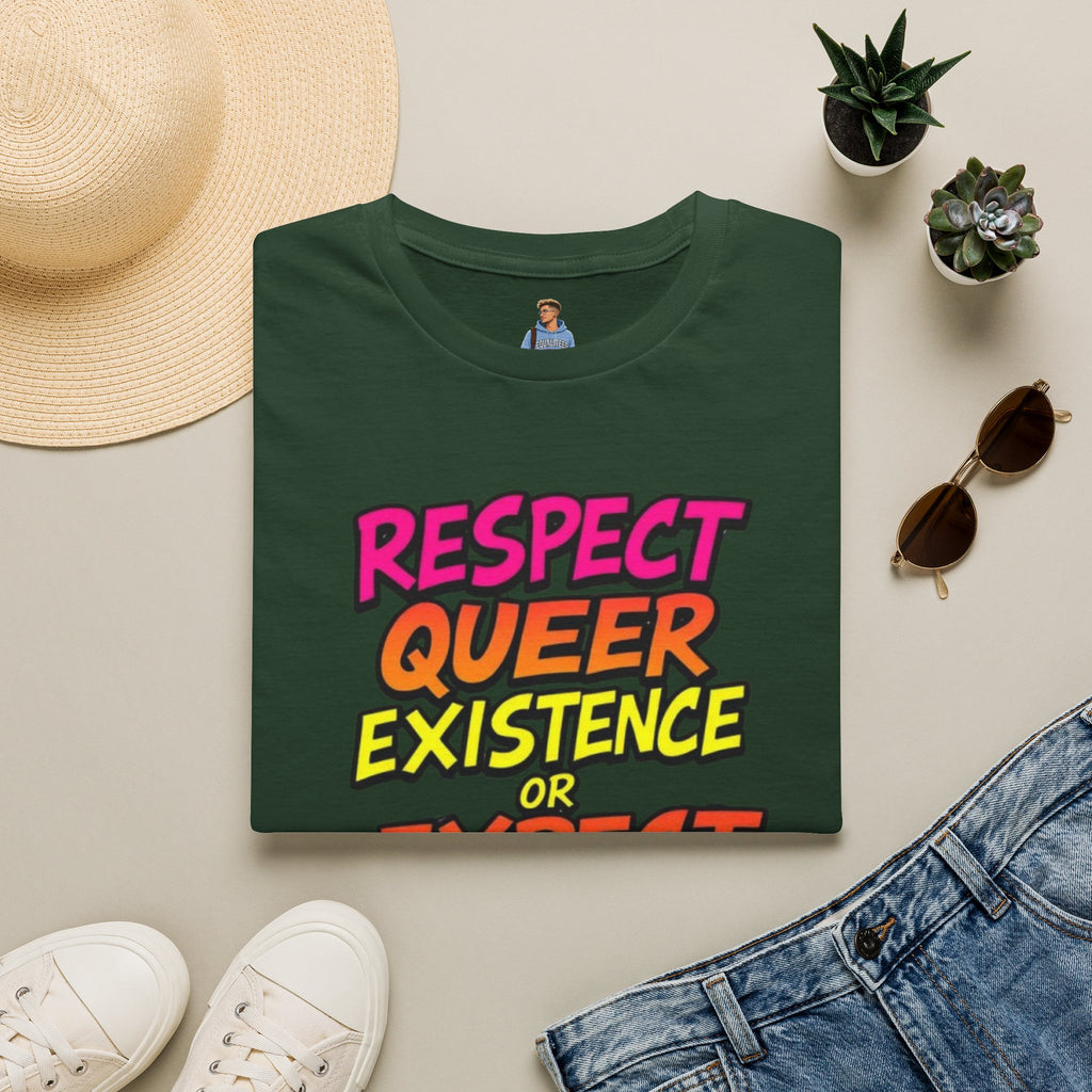 Respect Queer Existence or Expect Queer Resistance T-Shirt