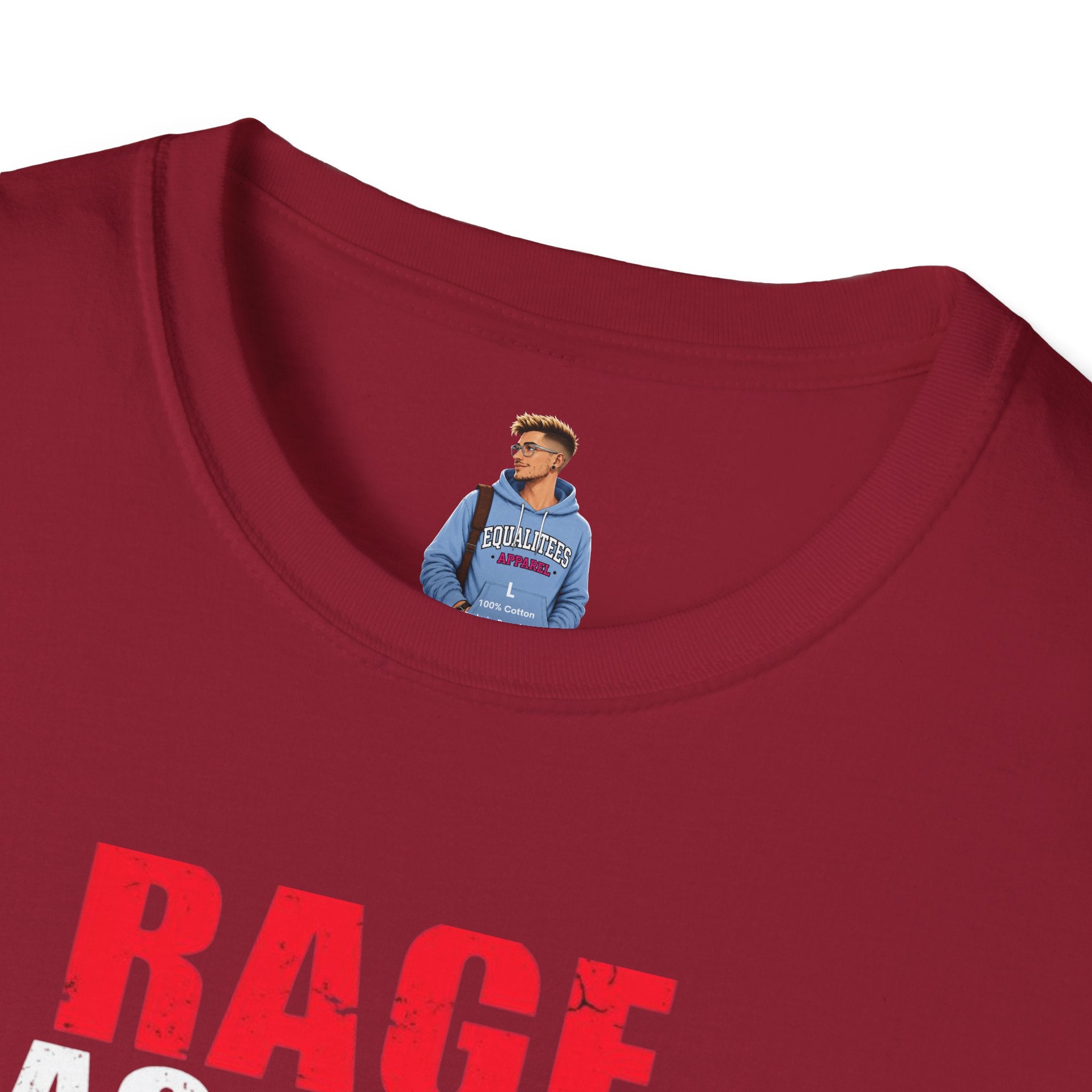 Camiseta unisex Softstyle - Camiseta gráfica "Rage Against the BS"
