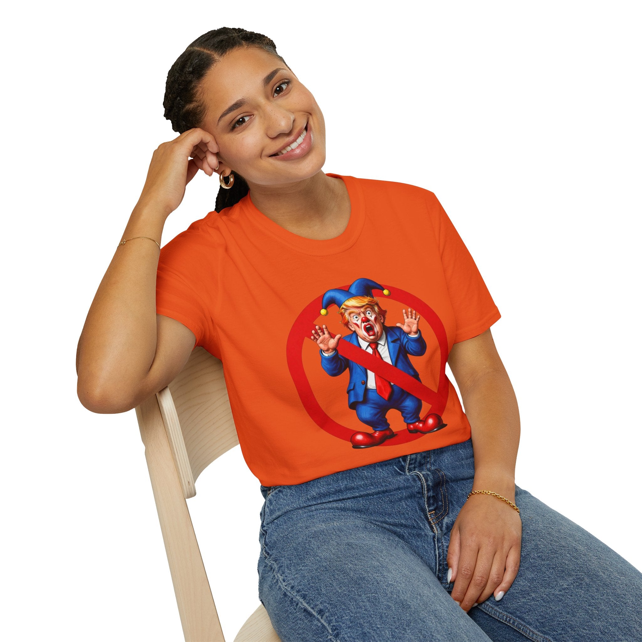 NO CROWN FOR THE CLOWN T-Shirt - NO KINGS IN AMERICA
