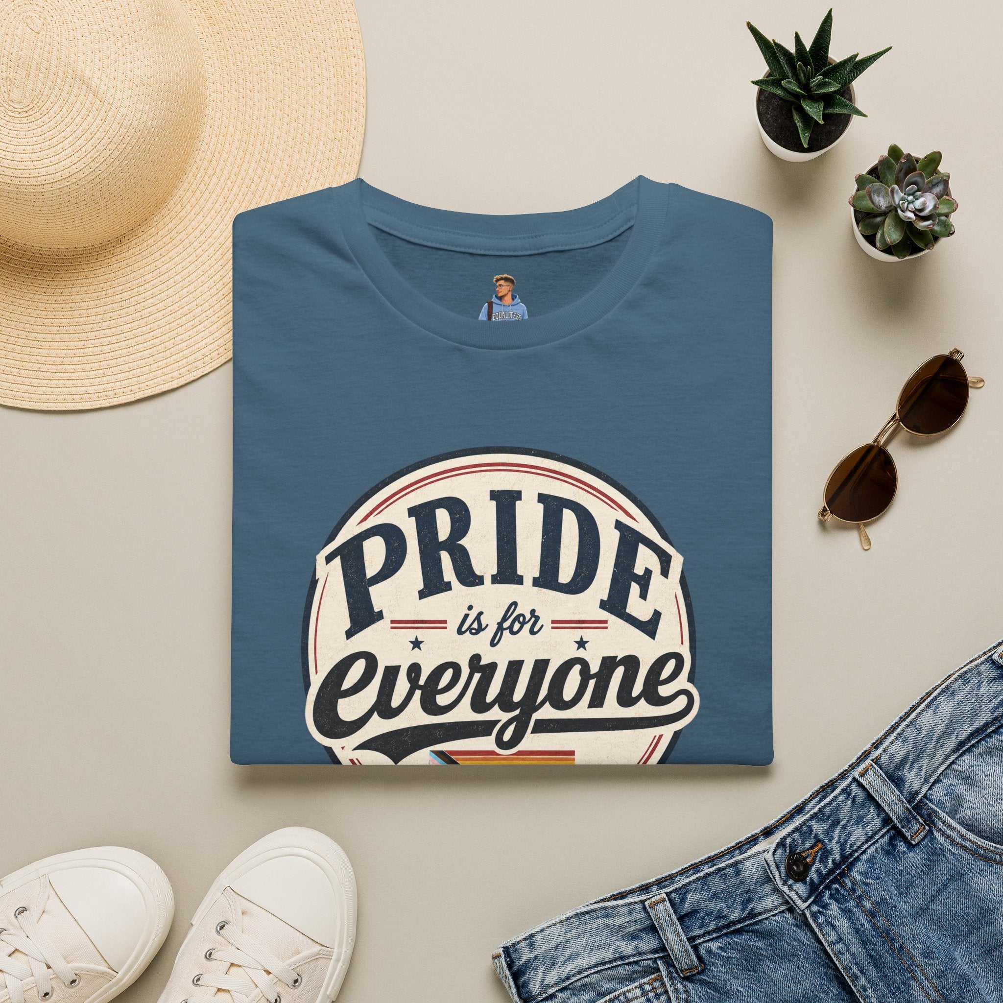 Pride Is for Everyone T-Shirt — Inclusive Retro Pride Tee