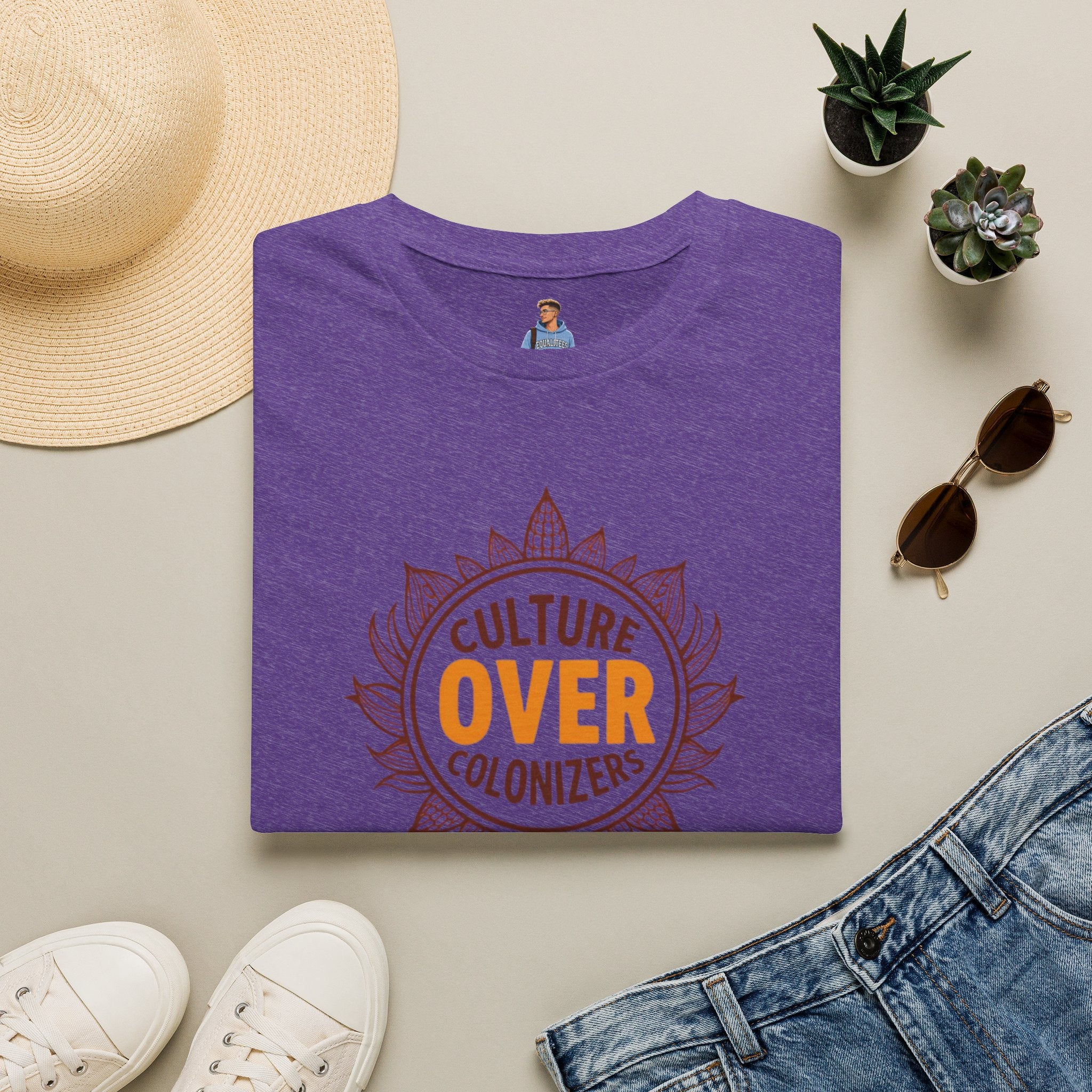Culture Over Colonizers Unisex Softstyle T-Shirt