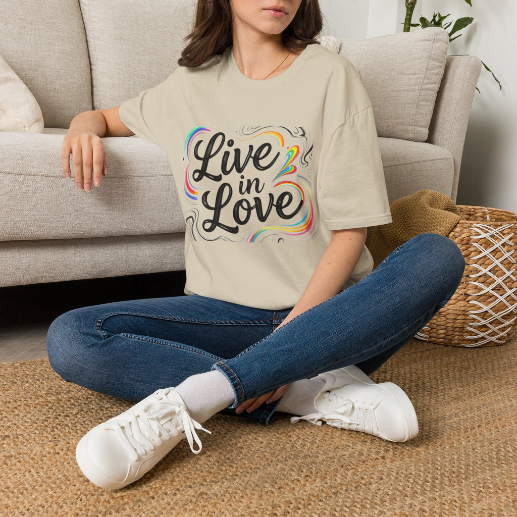 Live in Love Inspirational T-Shirt