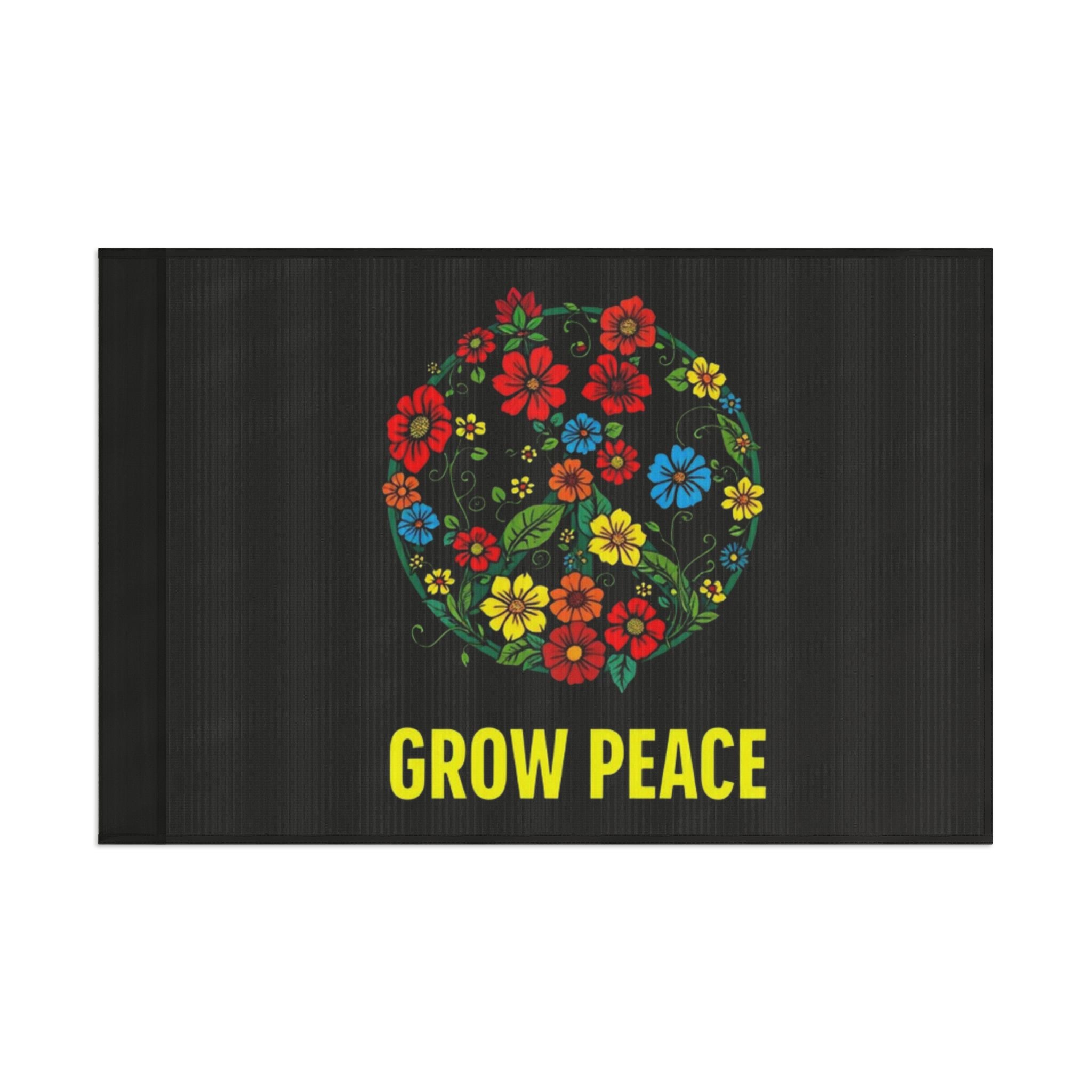 Floral Grow Peace Flag - EqualiTees.Me