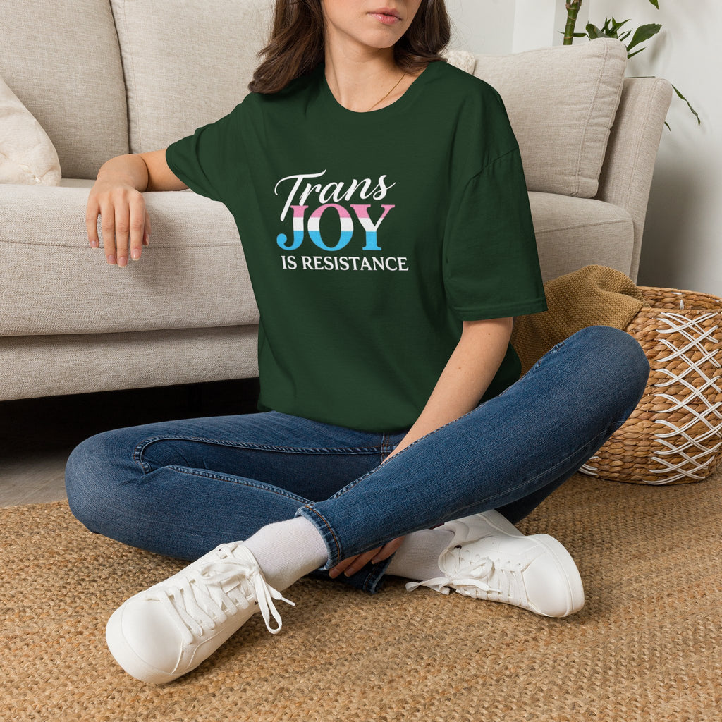 Trans Joy is Resistance Unisex T-Shirt - Celebrate Love and Empowerment
