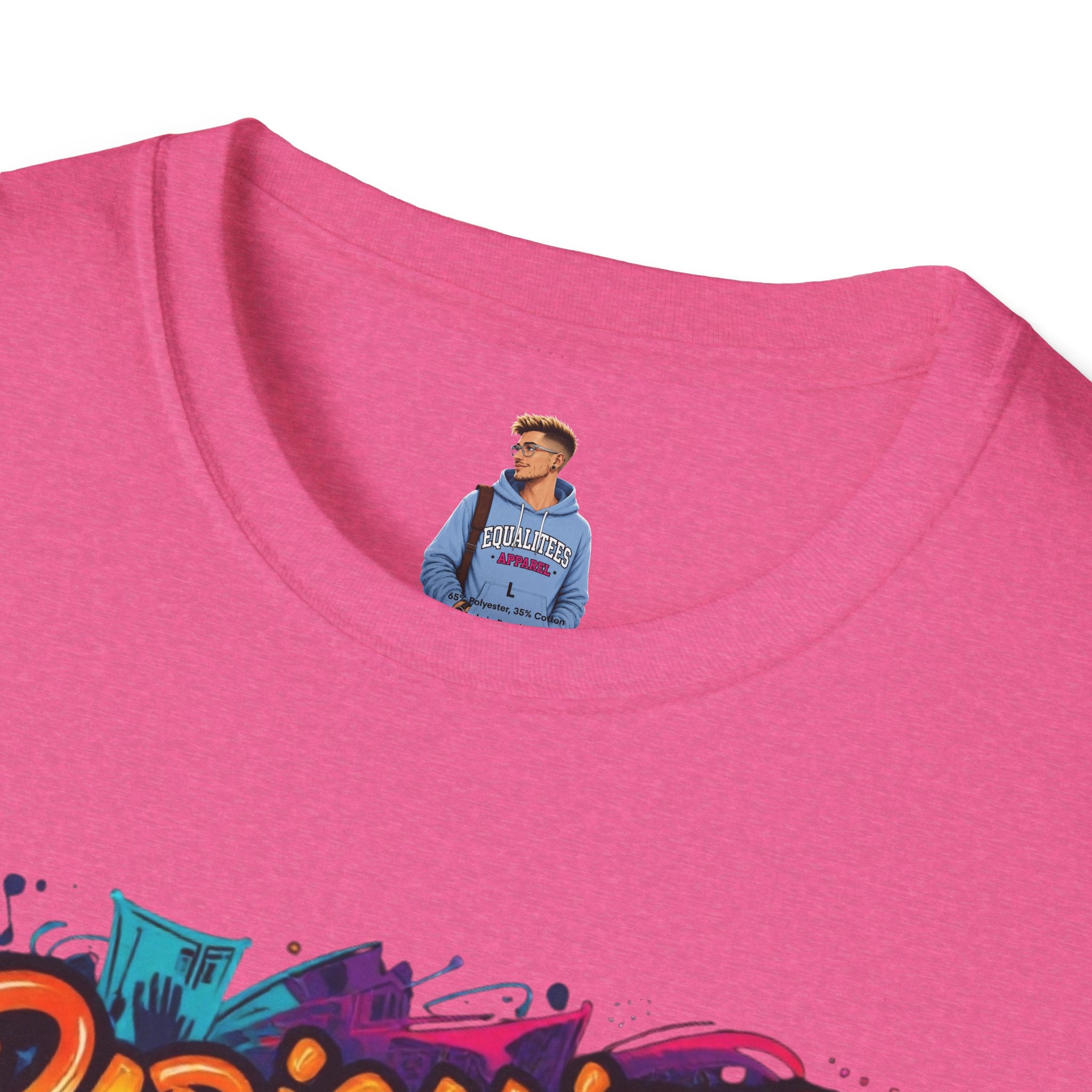 Radicalized by Basic Decency T-Shirt Colorful Graffiti Typography