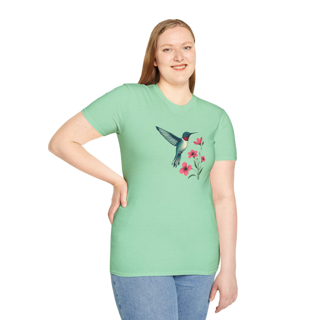 Floral Hummingbird T-Shirt