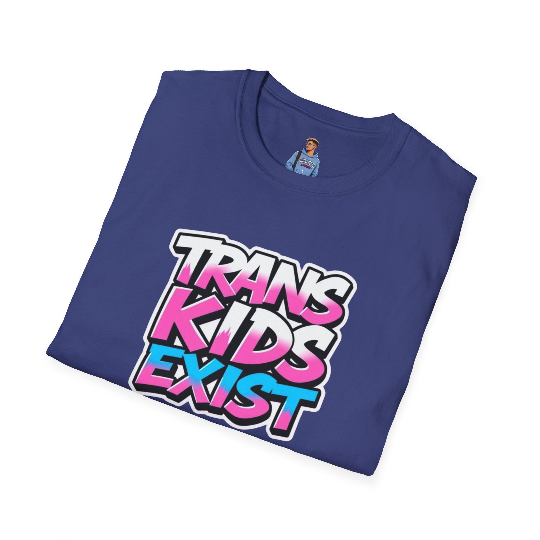 Trans Kids Exist Unisex Softstyle T-Shirt