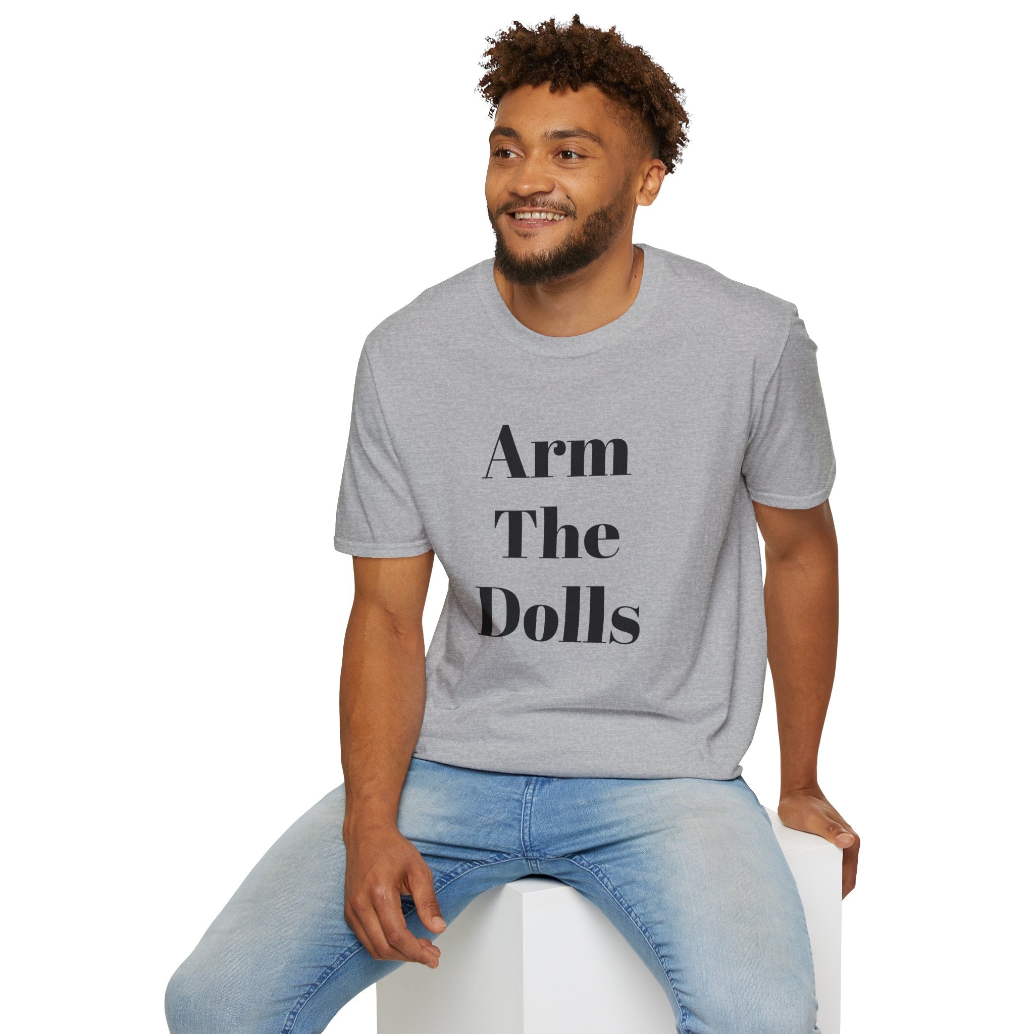 Arm The Dolls — Minimalist Statement T-Shirt