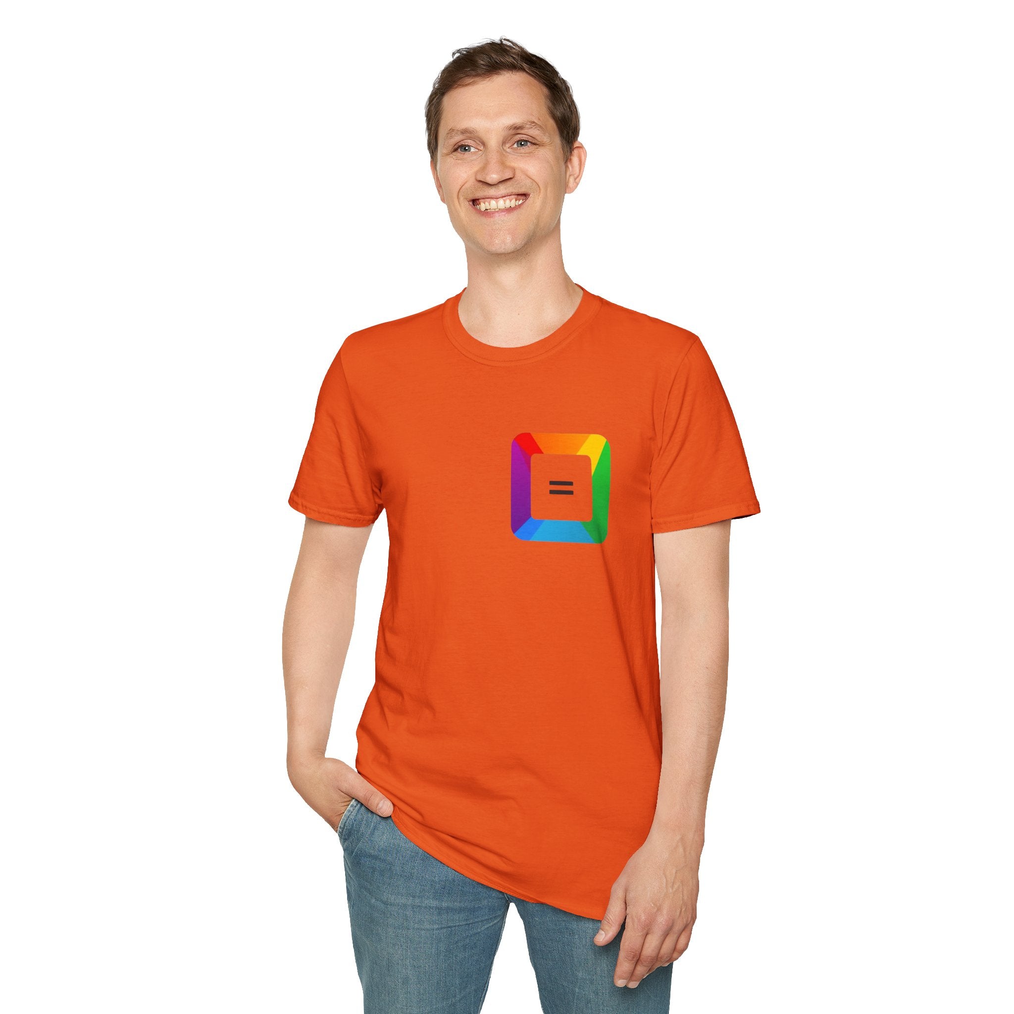 Pride-Theme Unisex Softstyle T-Shirt - "True freedom is Equality for ALL"