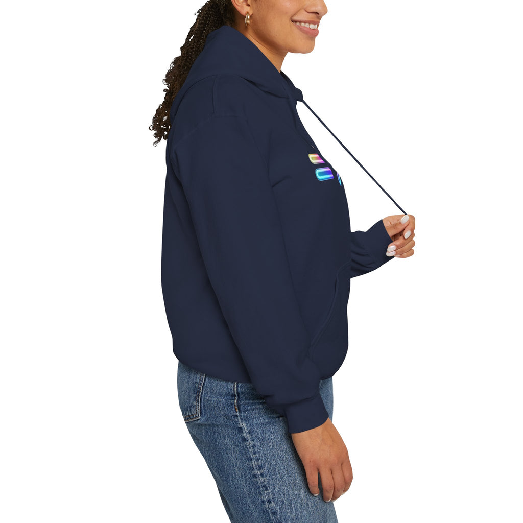Equality is Greater than Division Neon Style Pullover Hoodie