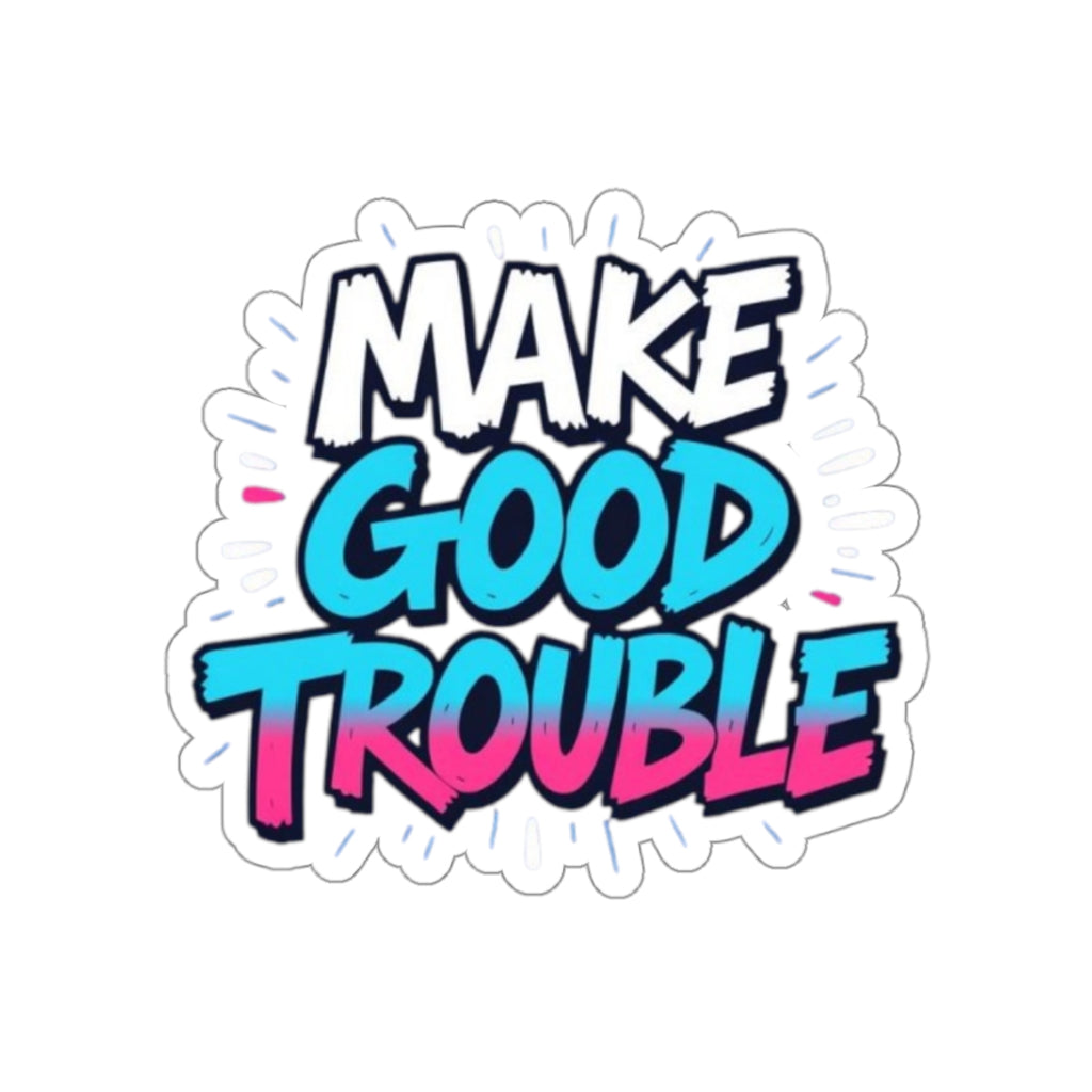 Die-Cut Stickers -  Trans Pride Colors - EqualiTees.Me