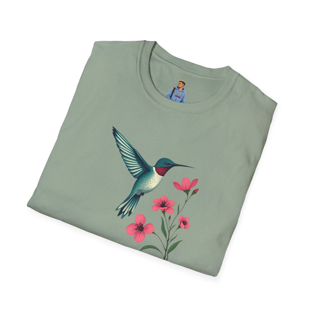 Floral Hummingbird T-Shirt