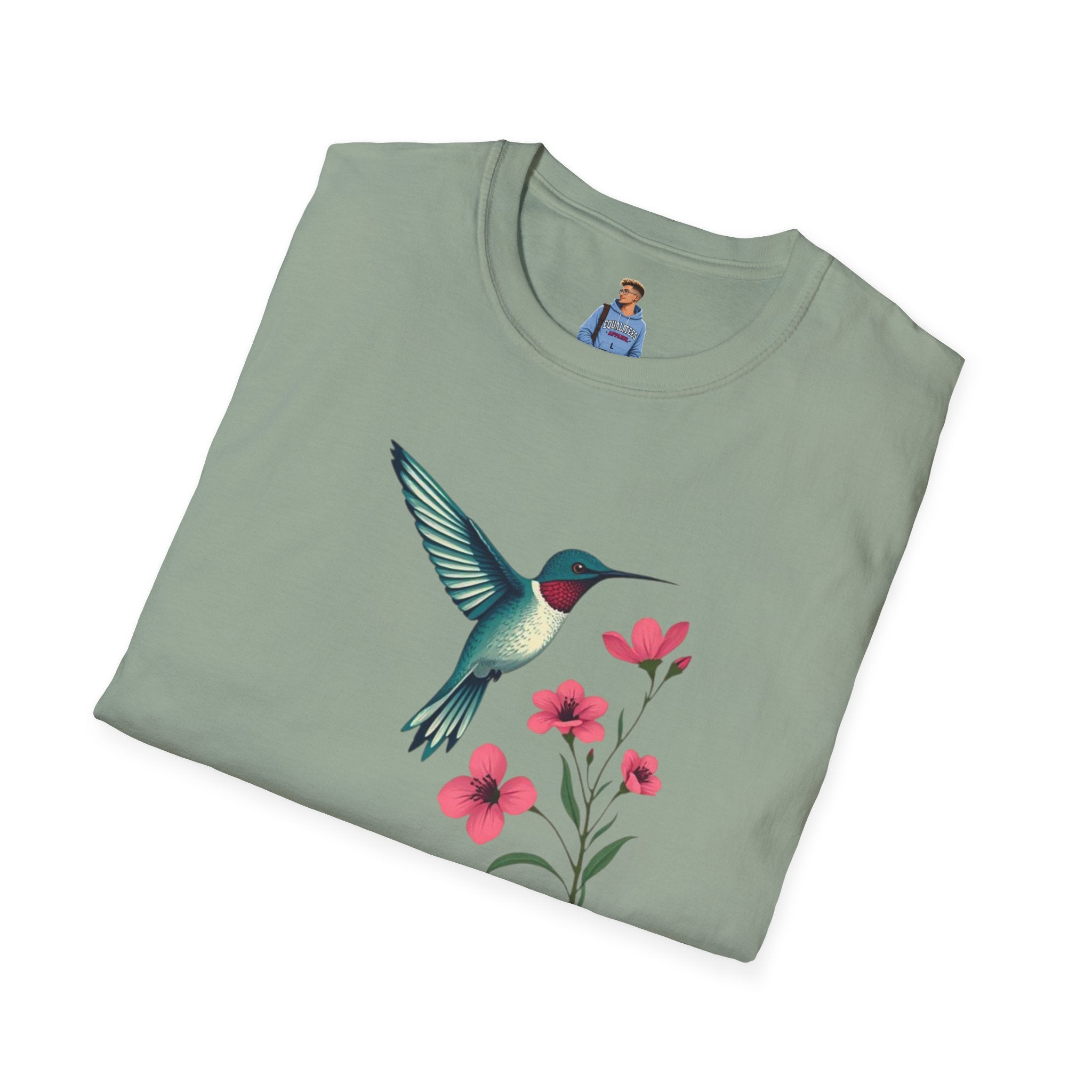 Floral Hummingbird T-Shirt