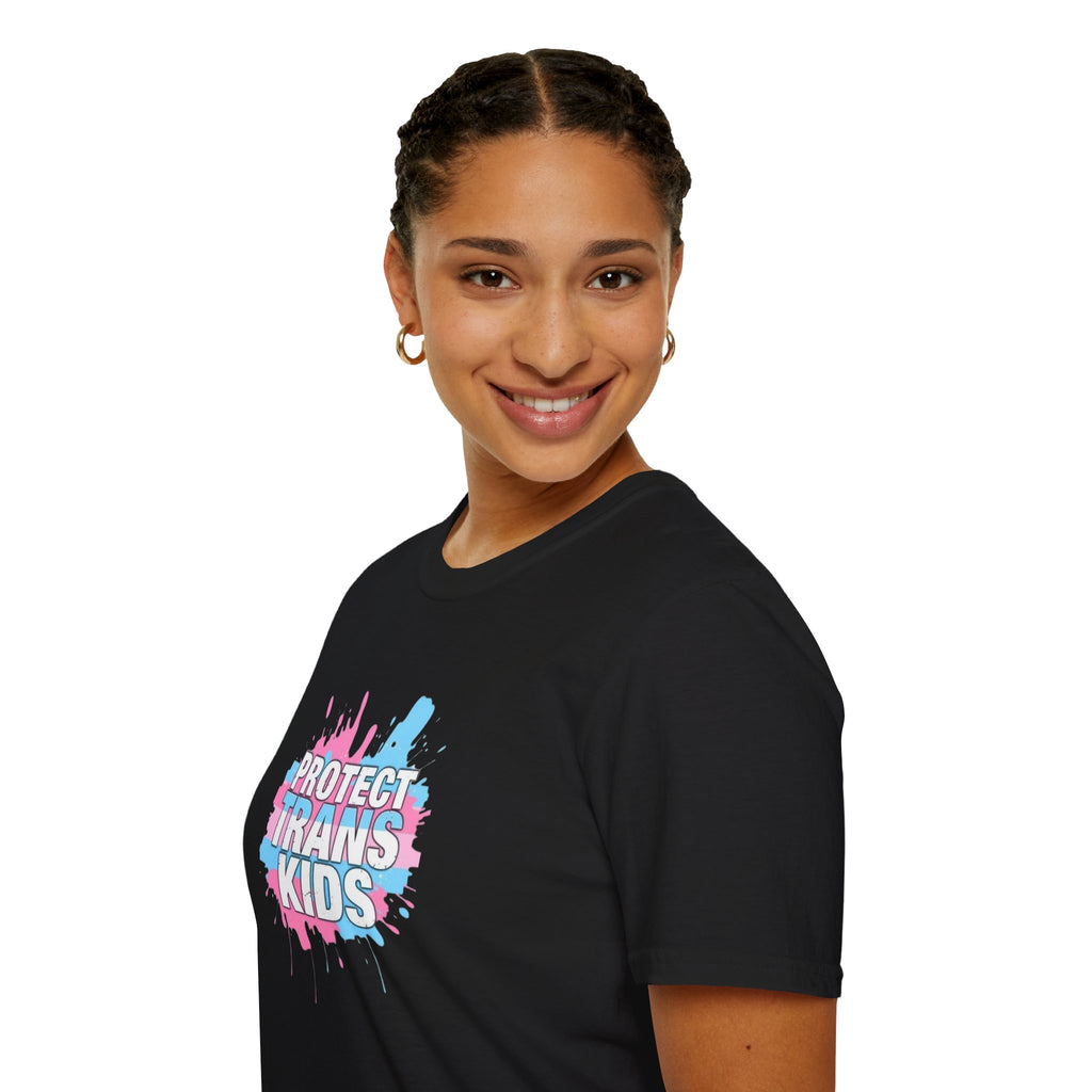 Camiseta unisex infantil "Protect Trans" - Ropa de apoyo LGBTQ+