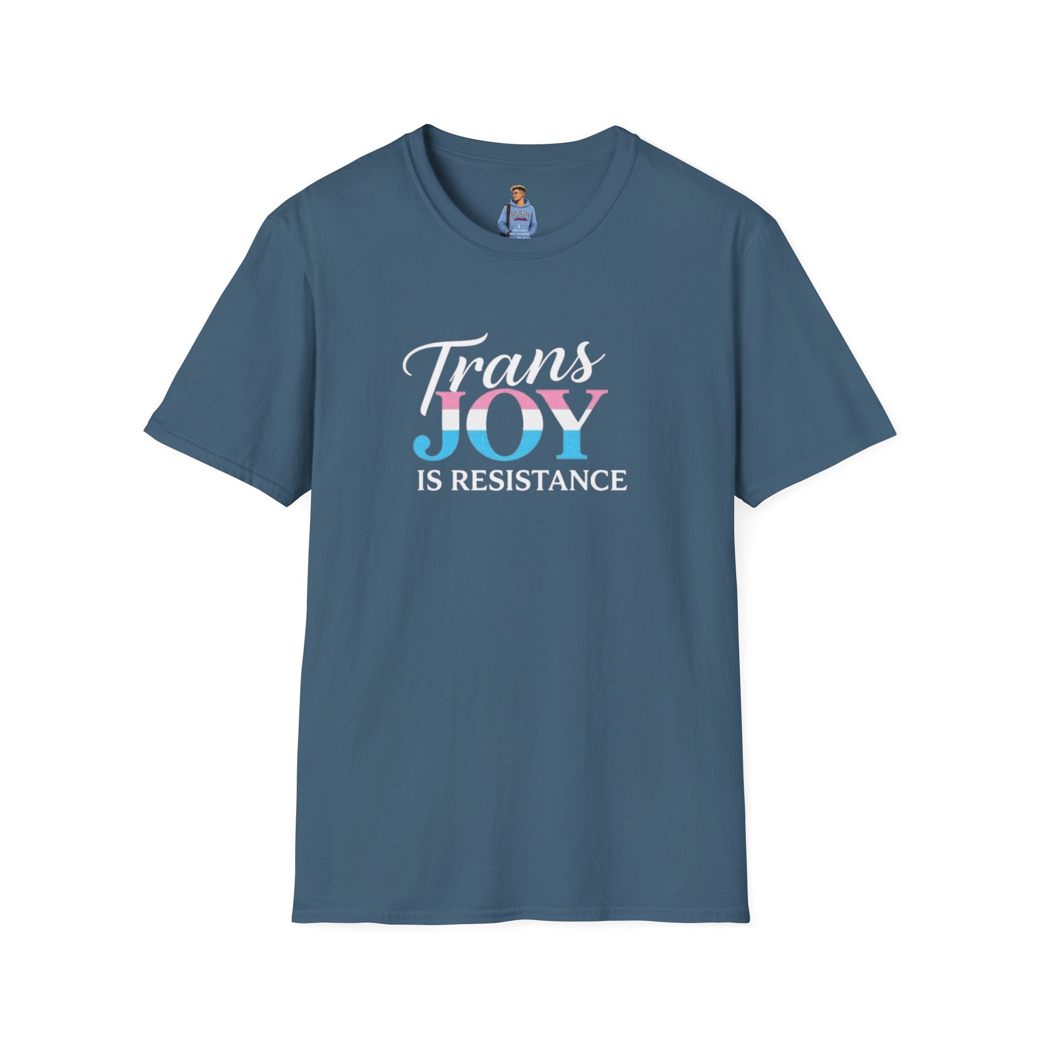 Camiseta unisex Trans Joy is Resistance: Celebra el amor y el empoderamiento