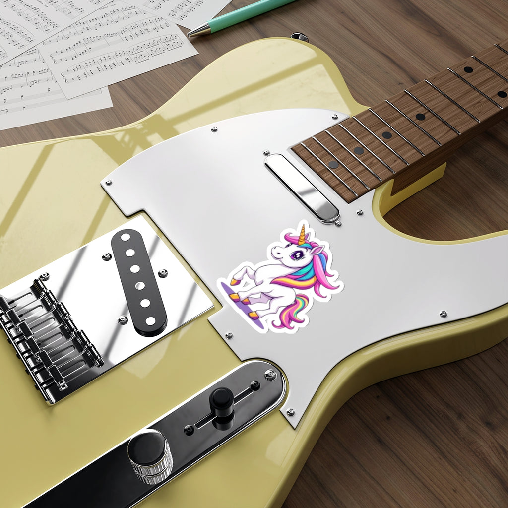 Die-Cut Stickers - Cute Unicorn - EqualiTees.Me
