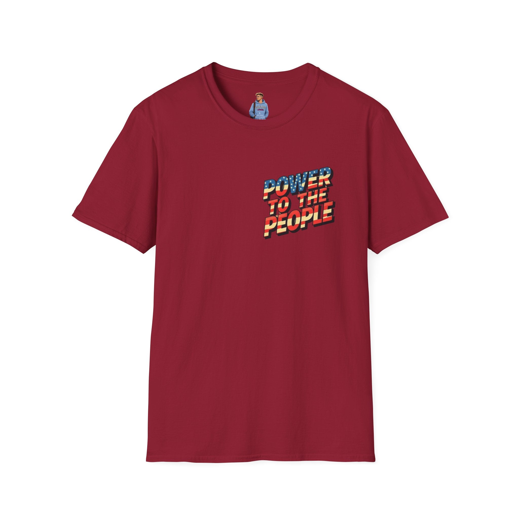 Camiseta unisex de estilo suave Power to the People, camiseta clásica de protesta