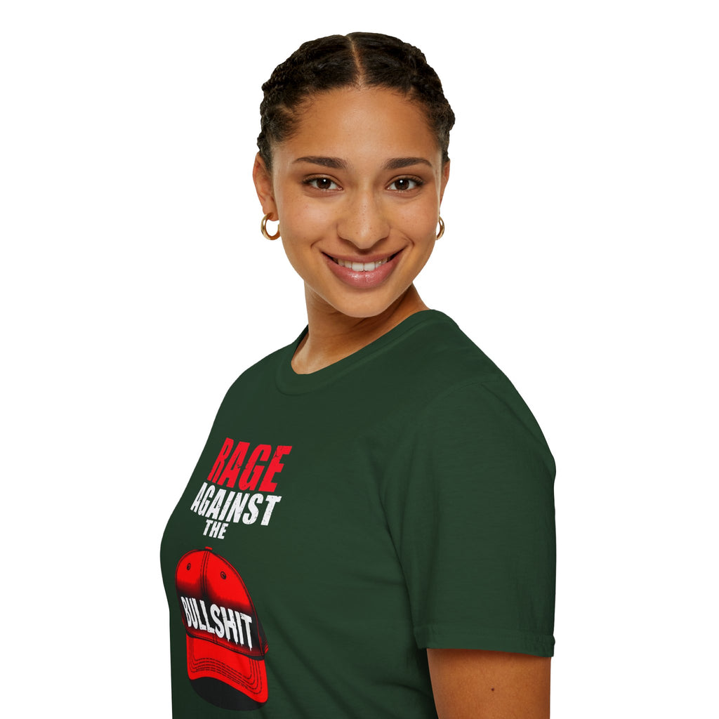 Camiseta unisex Softstyle - Camiseta gráfica "Rage Against the BS"