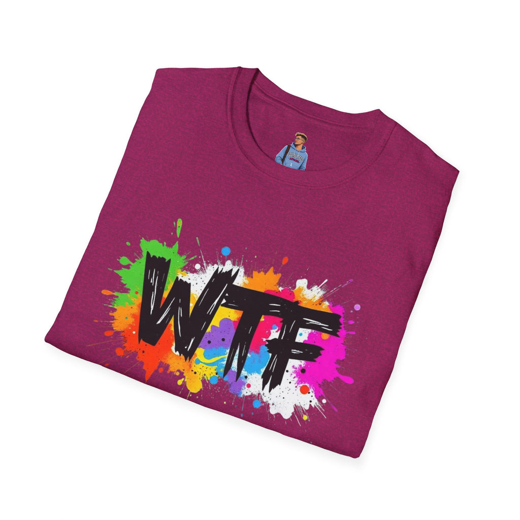 Bold Rainbow WTF Color Splash T-Shirt