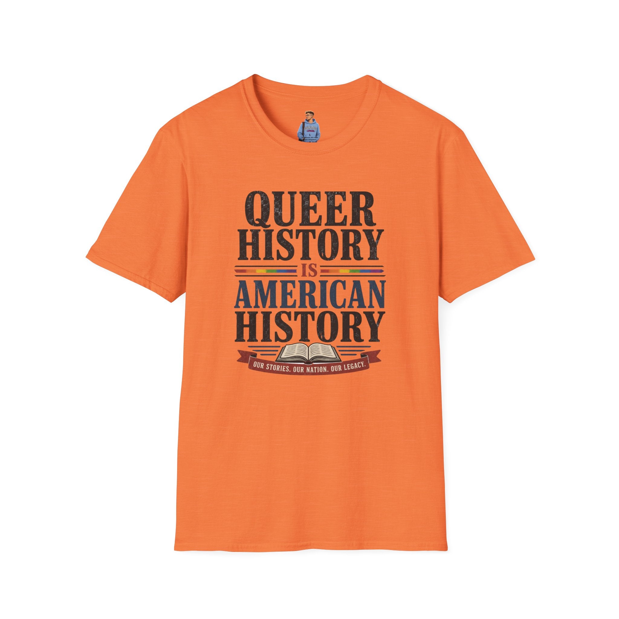 Queer History Is American — Graphic T-Shirt