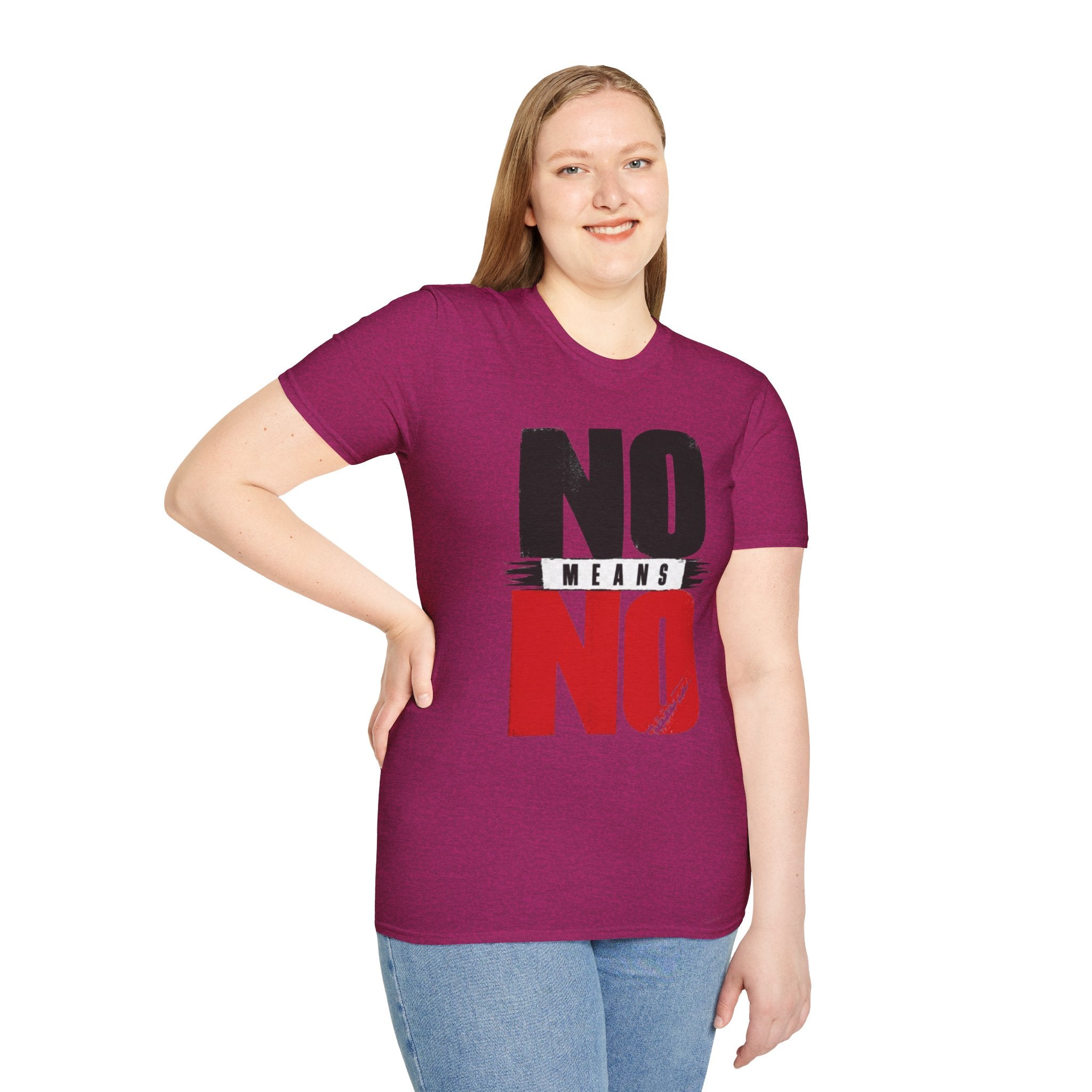 NO Means NO T-Shirt — Consent Awareness Graphic Tee