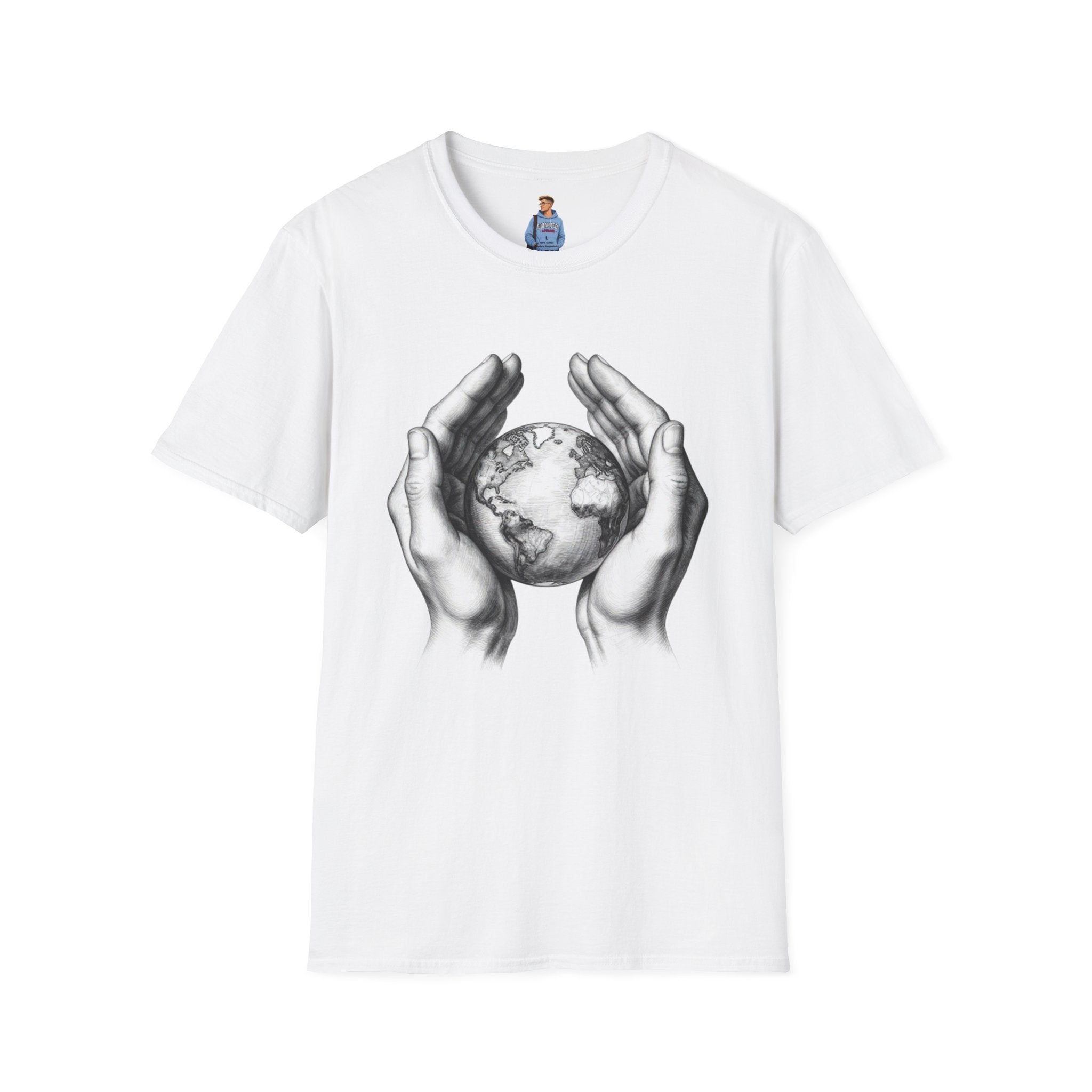 Earth in Your Hands T-Shirt — Protect the Planet Graphic Tee