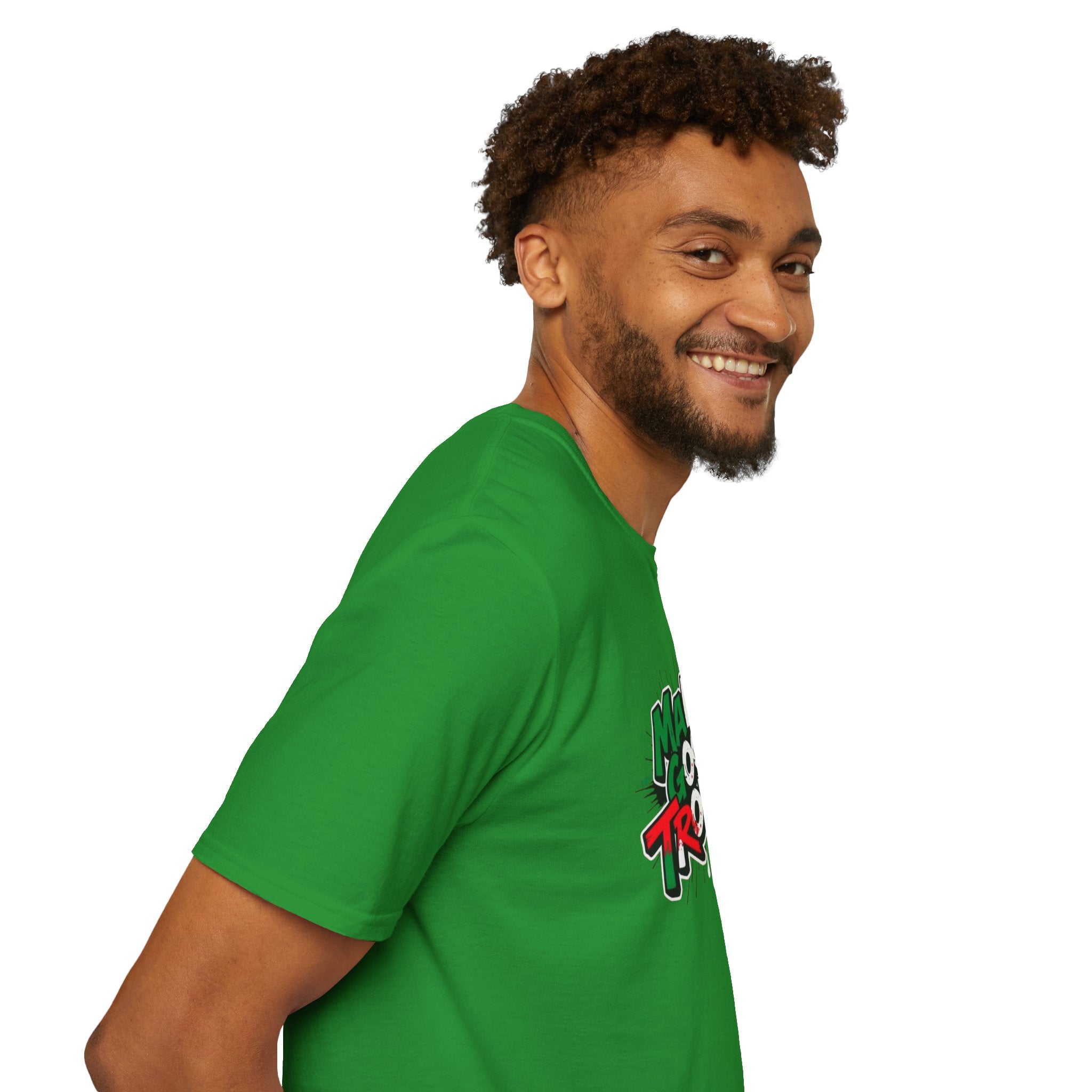 Camiseta unisex de estilo suave Make Good Trouble | Divertida camiseta gráfica para activistas y creadores de tendencias