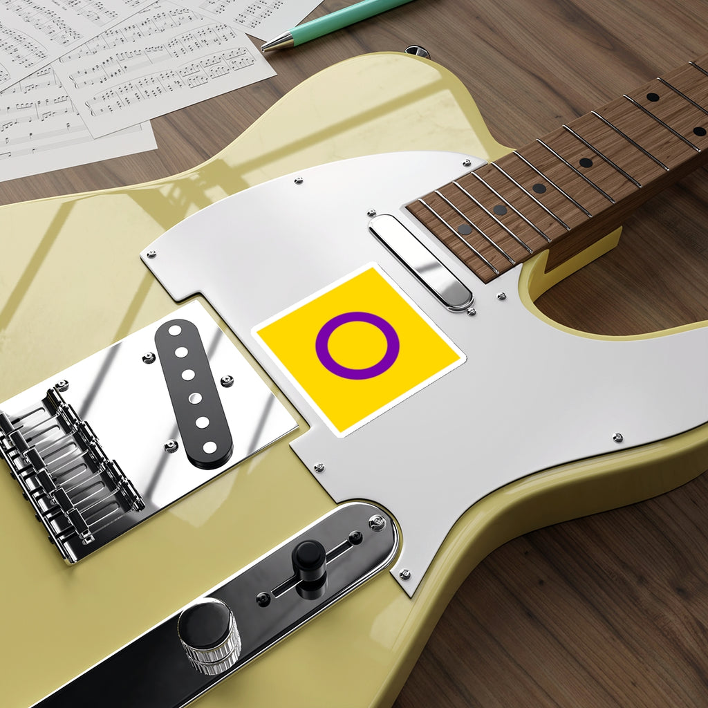 Intersex Pride Flag Die-Cut Sticker - EqualiTees.Me