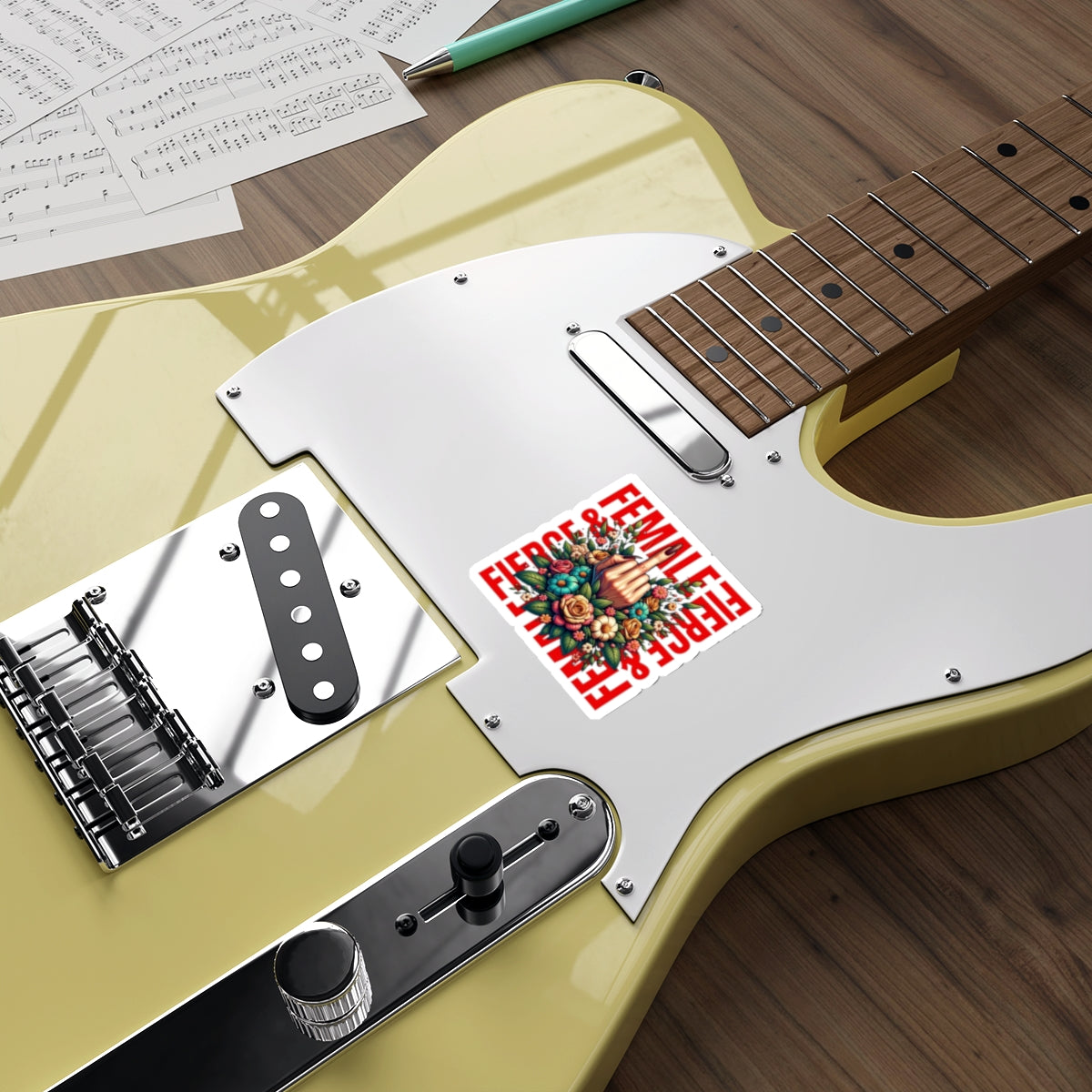 Die-Cut Stickers - Fierce Female - EqualiTees.Me