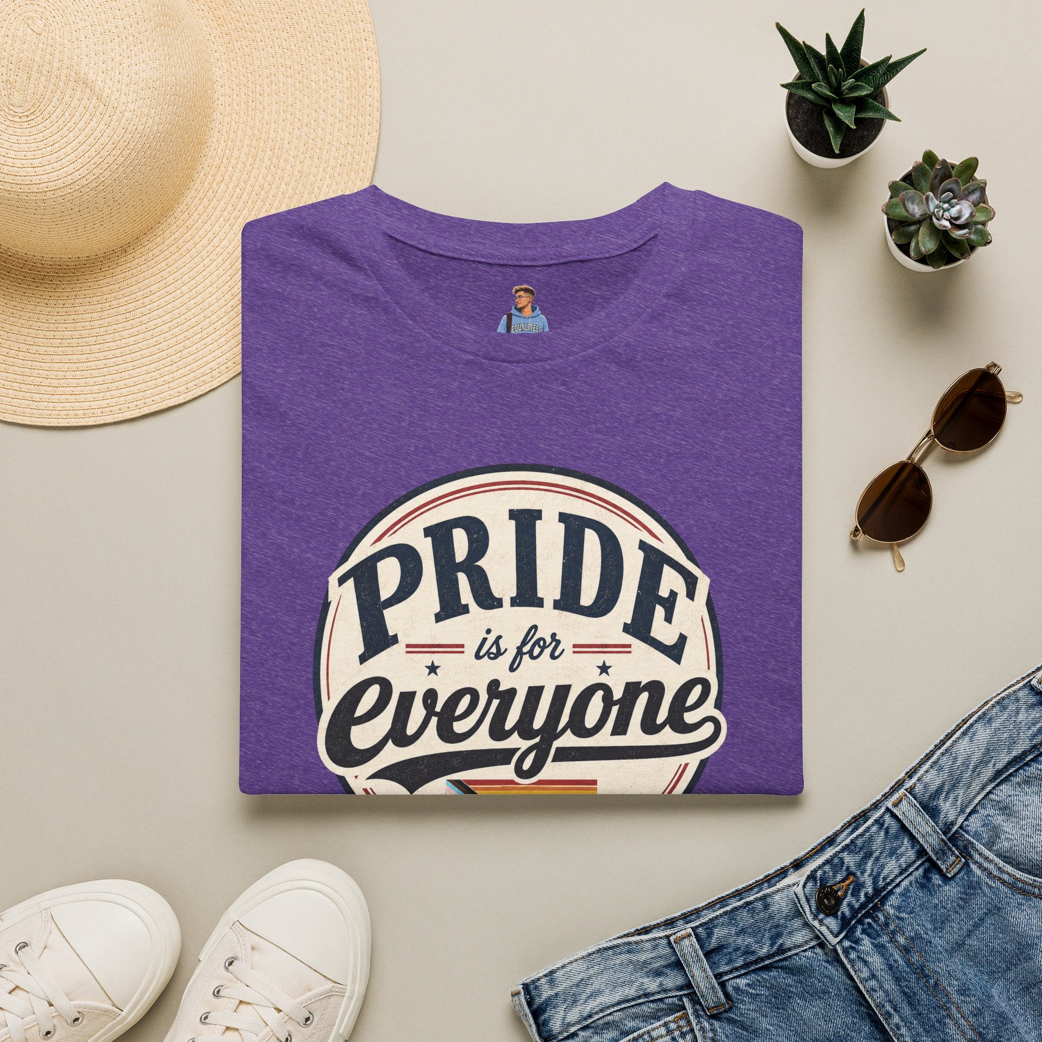 Pride Is for Everyone T-Shirt — Inclusive Retro Pride Tee