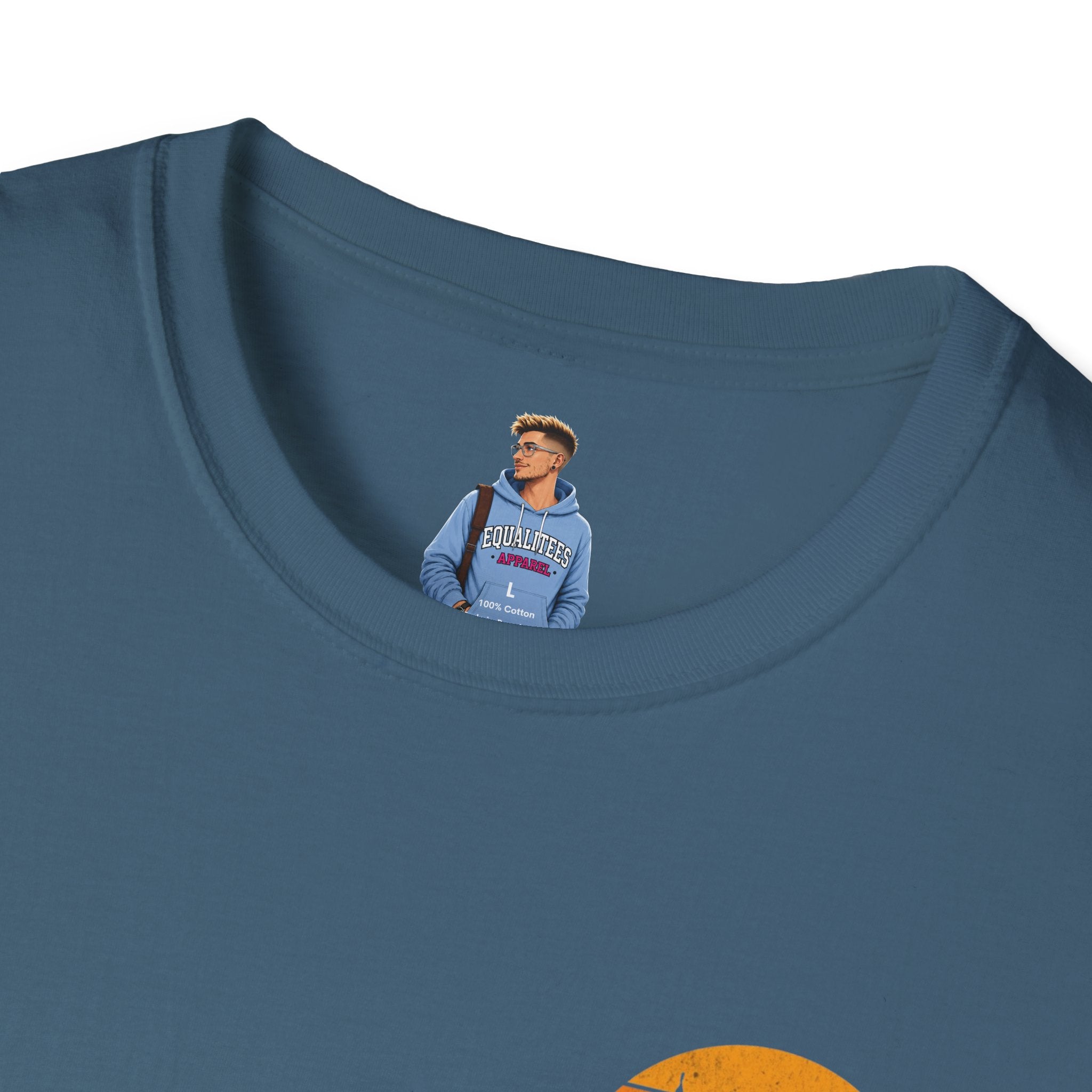 Unisex Softstyle T-Shirt - 'I'd Rather Be Camping' Adventure Tee